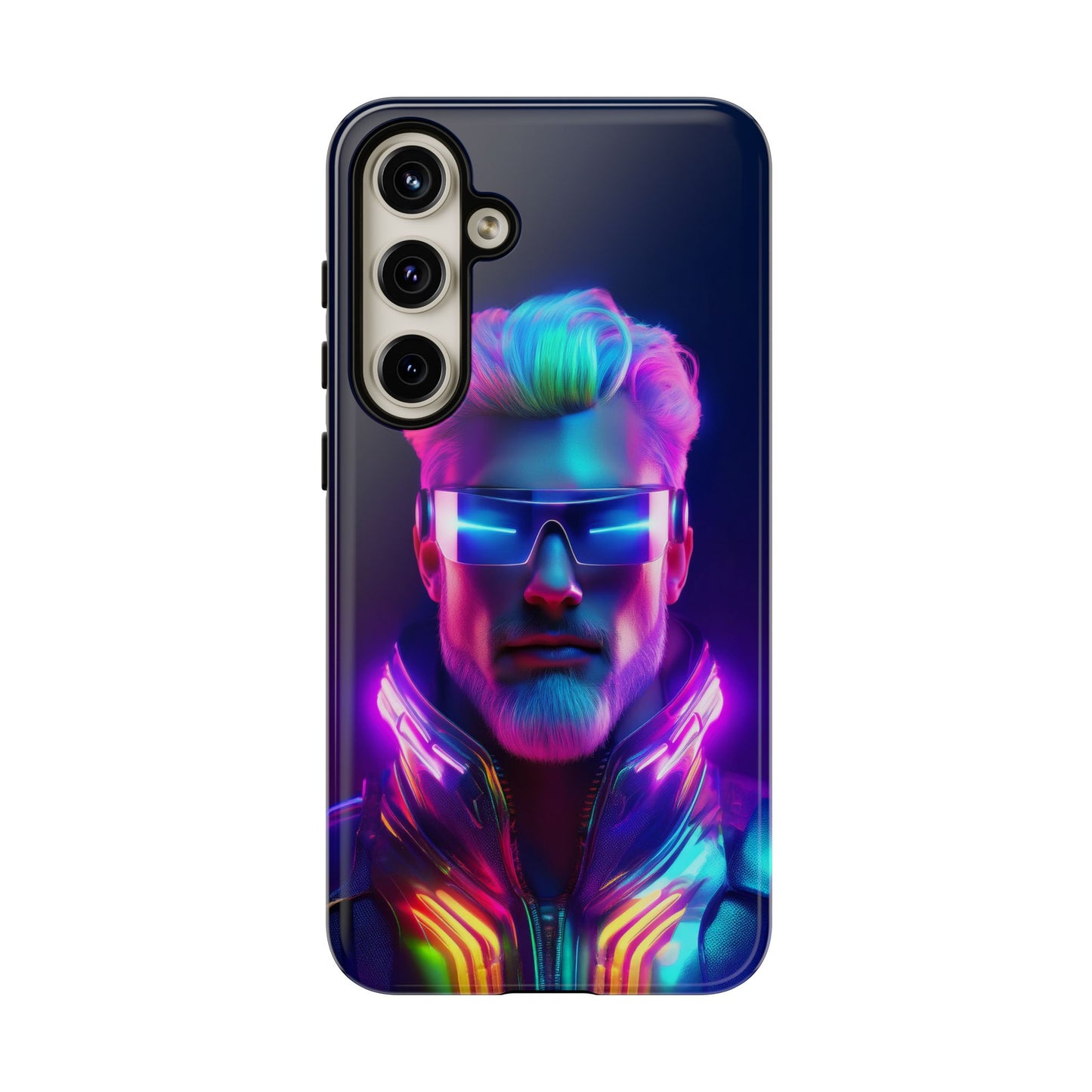 Futuristic Cyberpunk Male Cell Phone Case 026