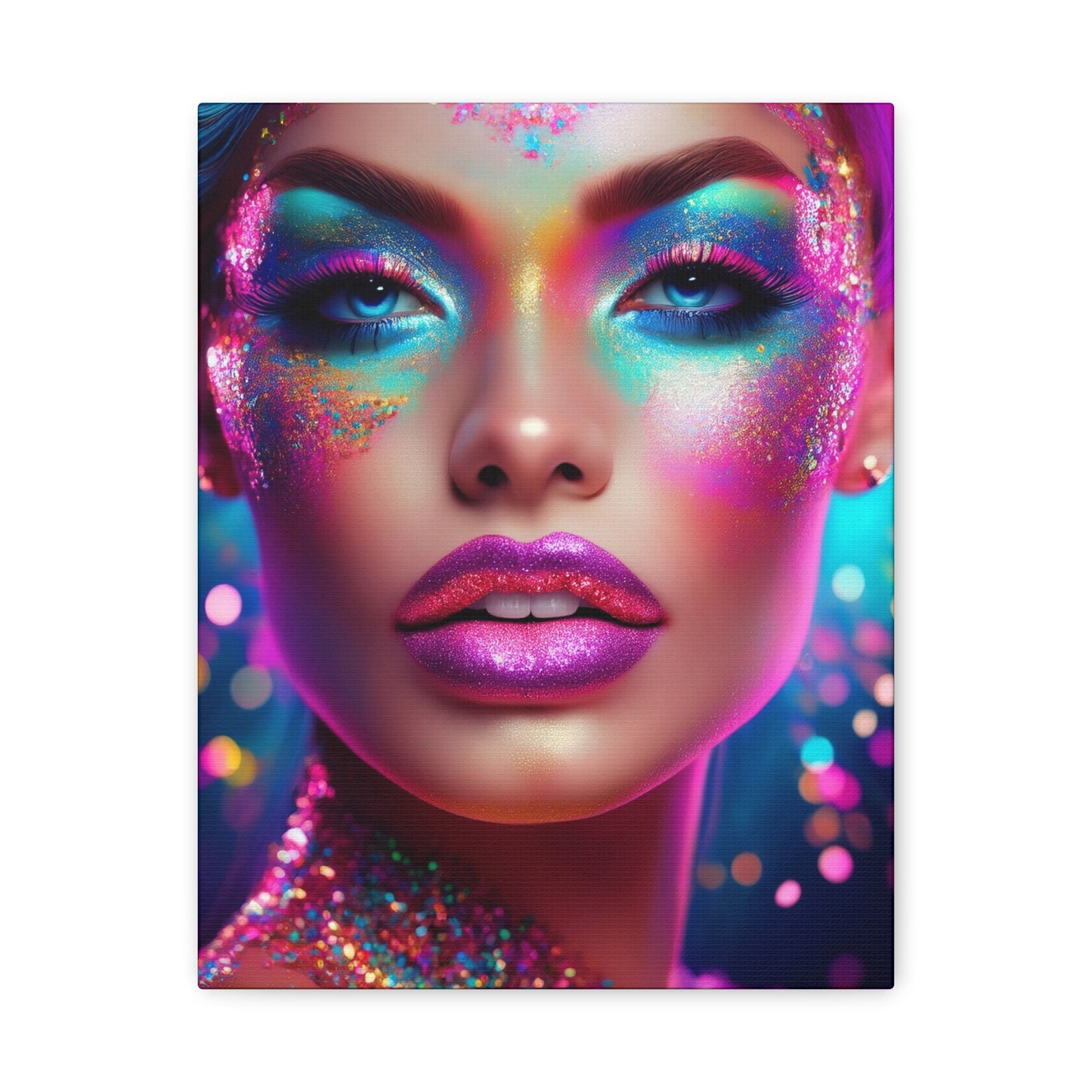 Glitter Love 008- Canvas Print – Vibrant Wall Decor