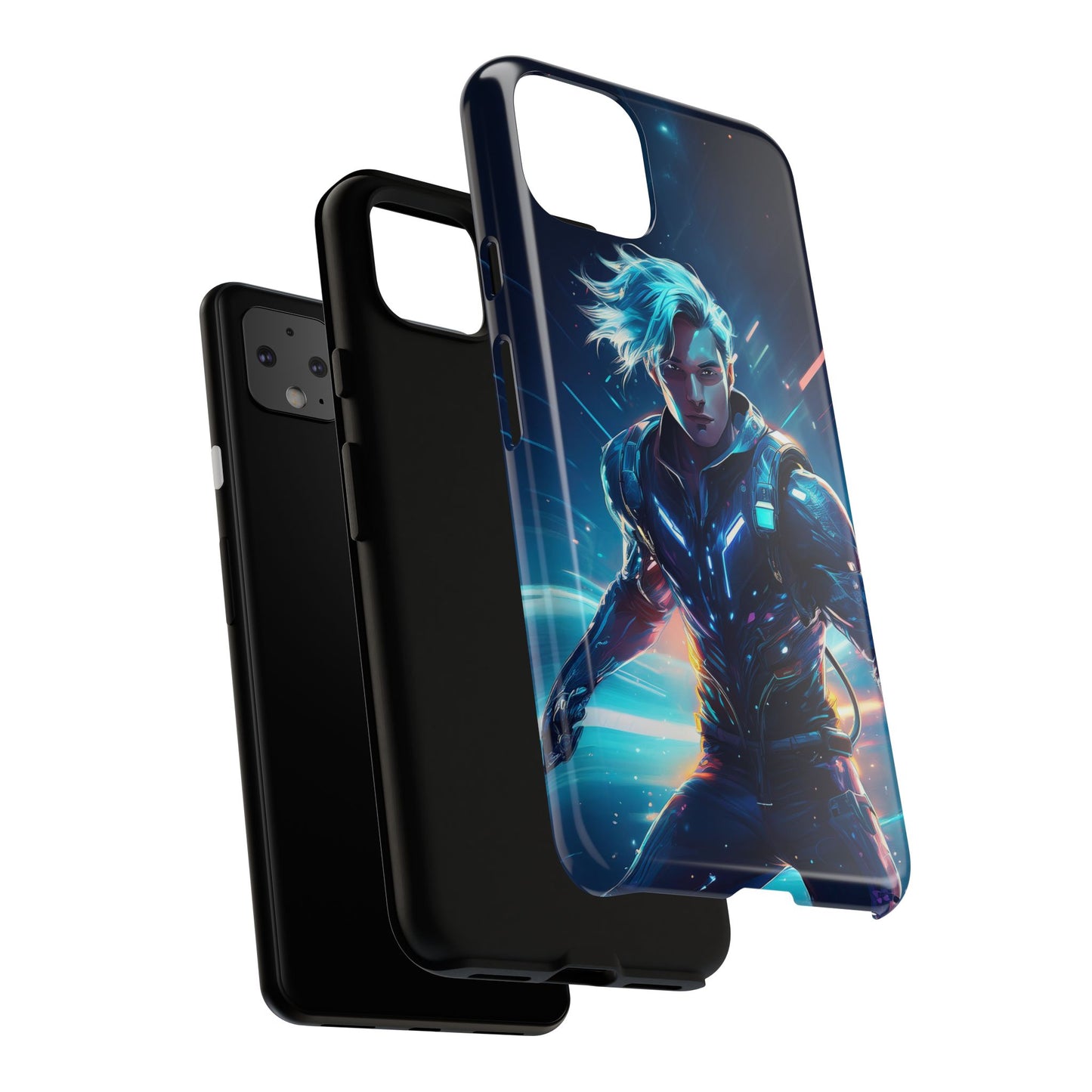 Futuristic Cyberpunk Male Cell Phone Case 024