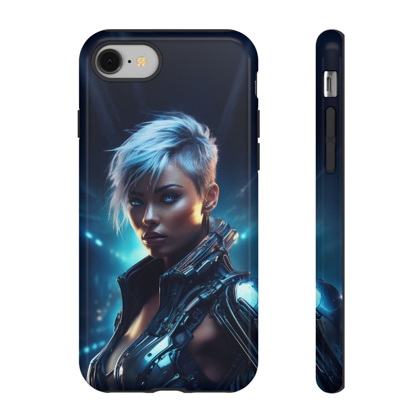 Futuristic Cyberpunk Female Cell Phone Case 027