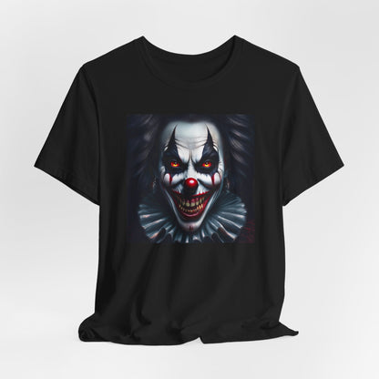 Nightmare Clown Halloween Shirt – Evil Clown Face Tee for Scary Halloween Vibes