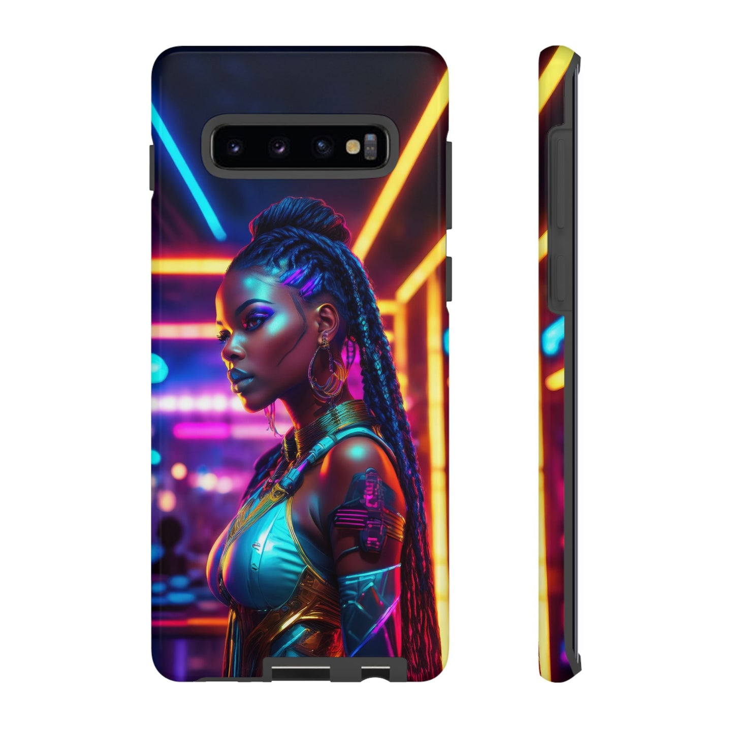 Futuristic Cyberpunk Female Cell Phone Case 006