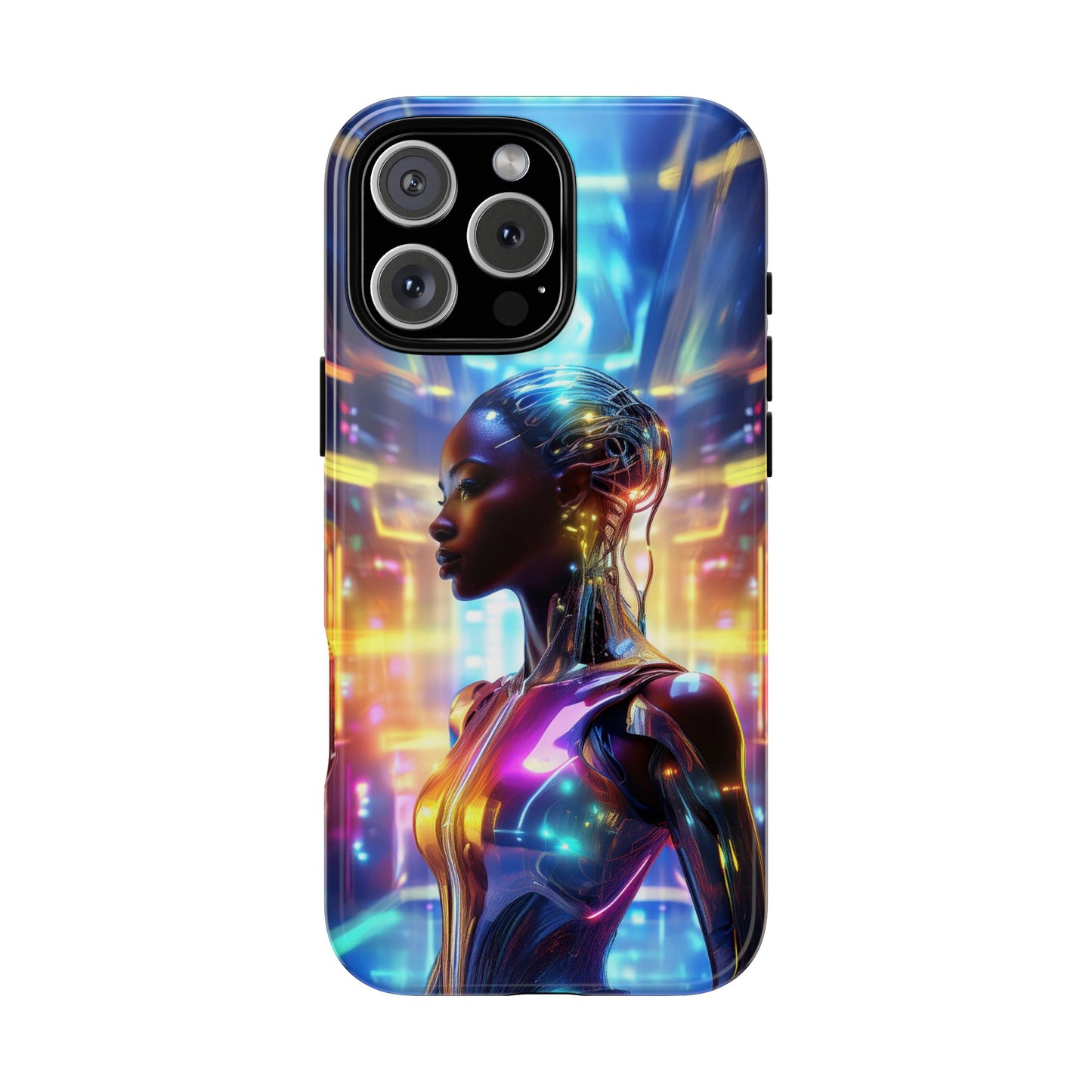 Futuristic Human Android Hybrid Cell Phone Case 011