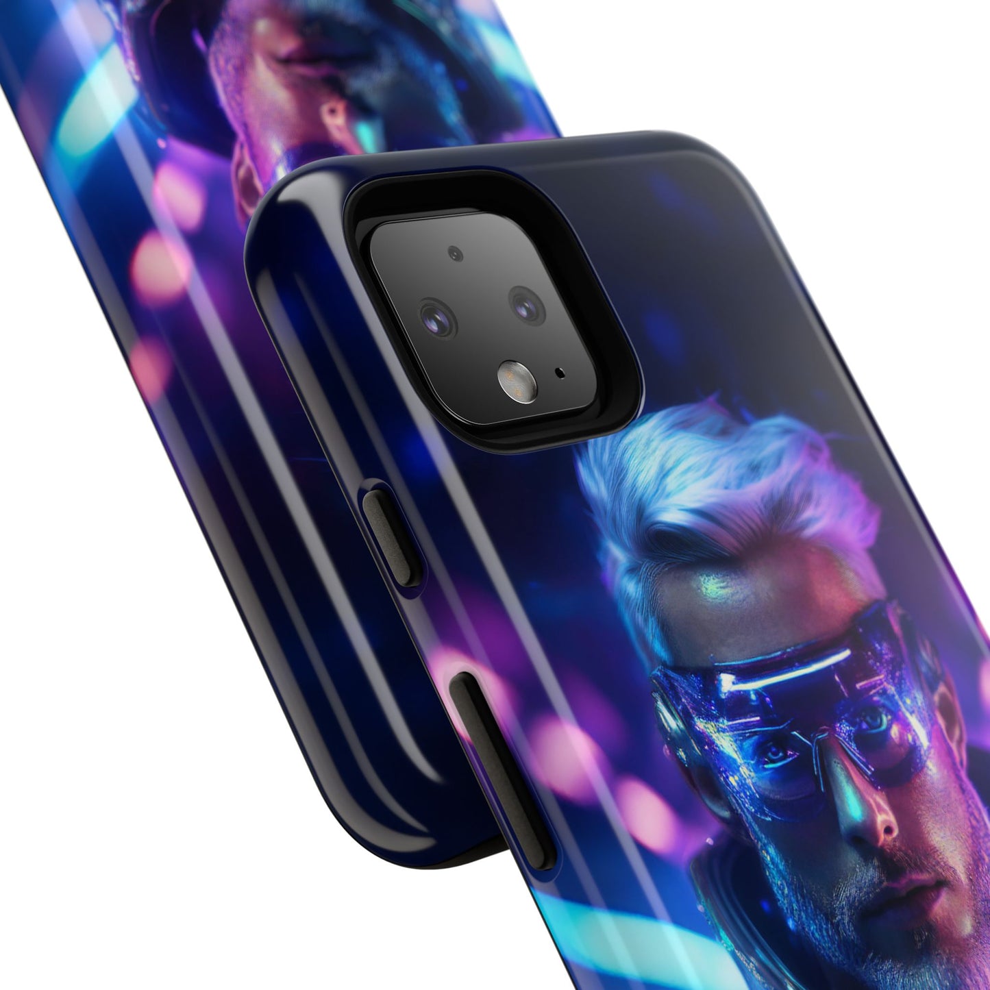 Futuristic Cyberpunk Male Cell Phone Case 020