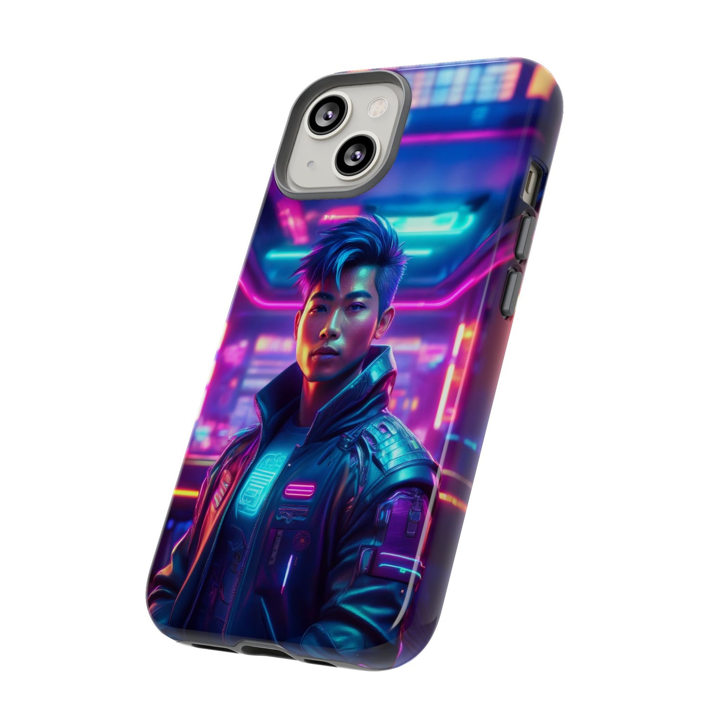 Futuristic Cyberpunk Male Cell Phone Case 012