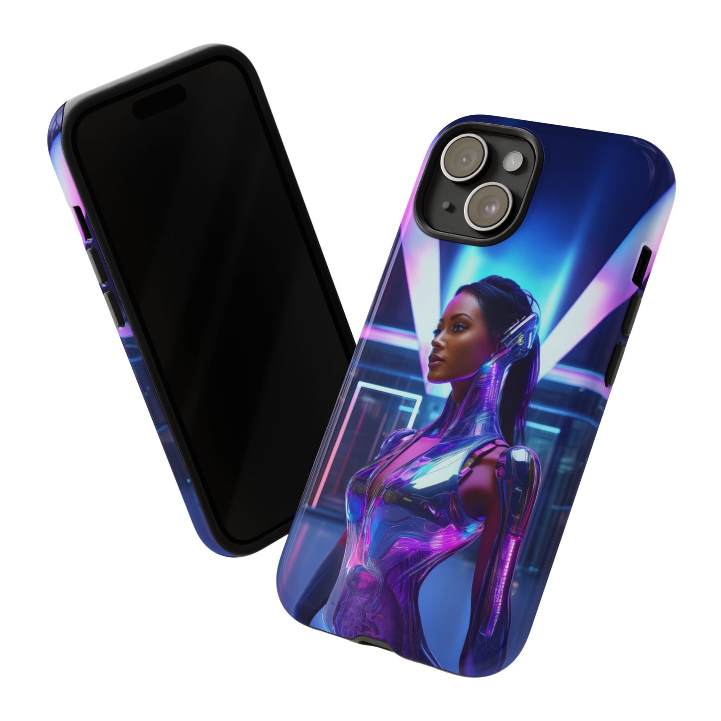 Futuristic Human Android Hybrid Cell Phone Case 017