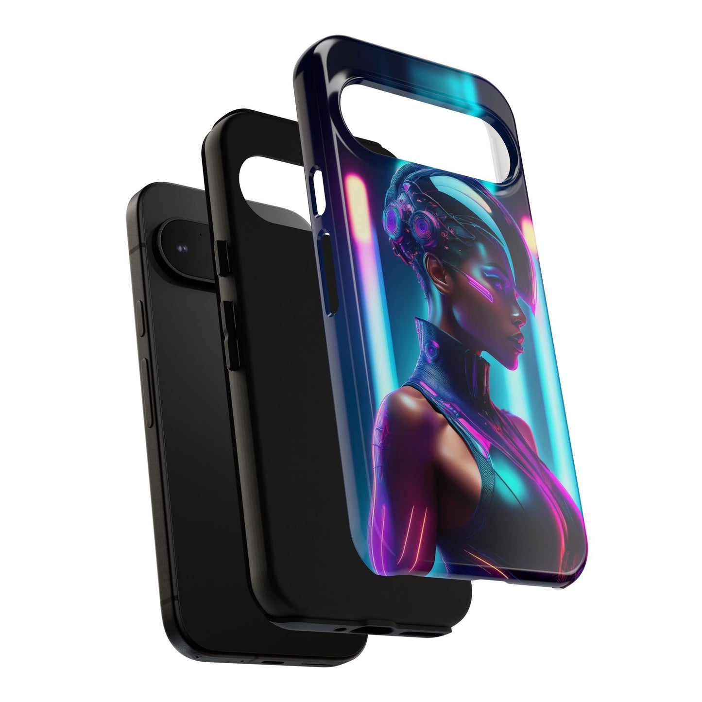 Futuristic Cyberpunk Female Cell Phone Case 021