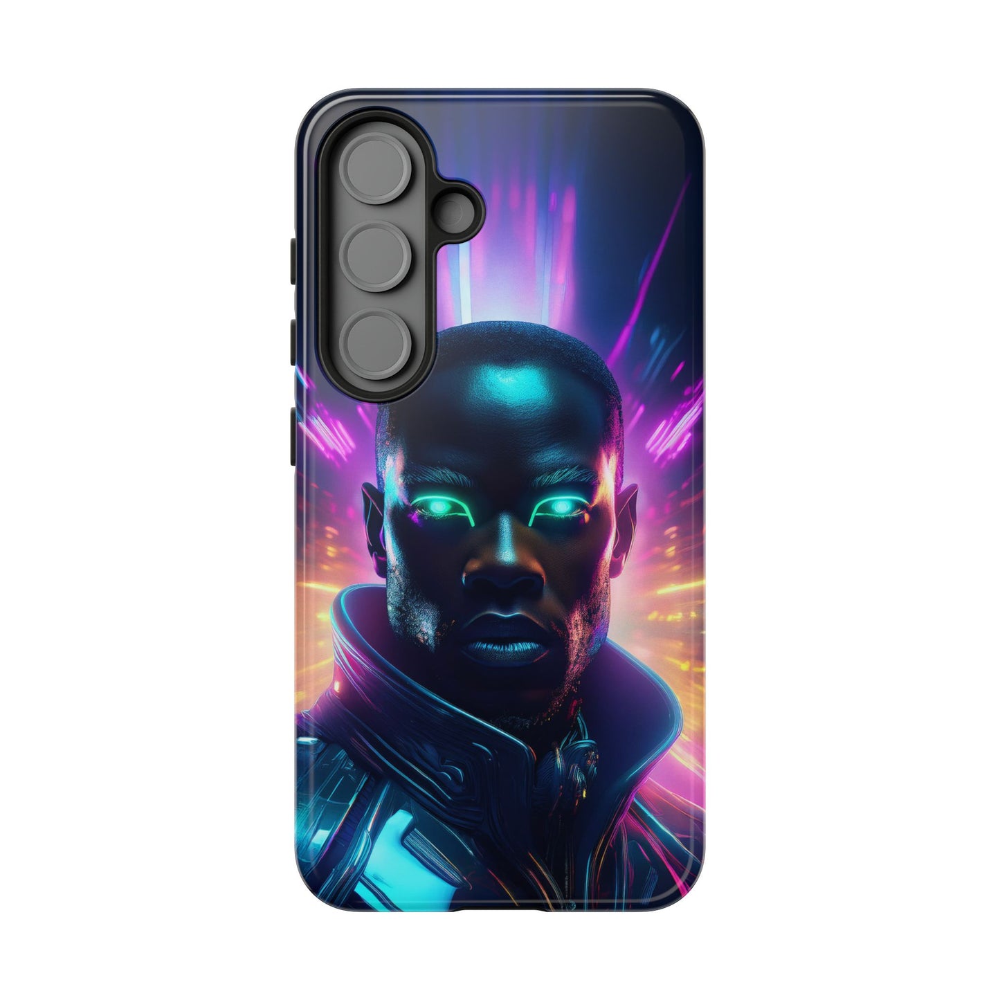 Futuristic Cyberpunk Male Cell Phone Case 022