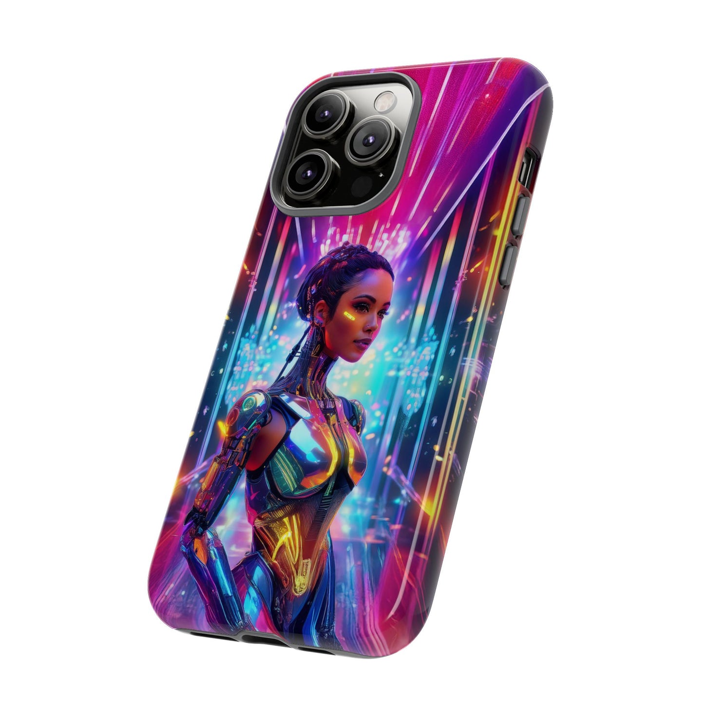 Futuristic Human Android Hybrid Cell Phone Case 006