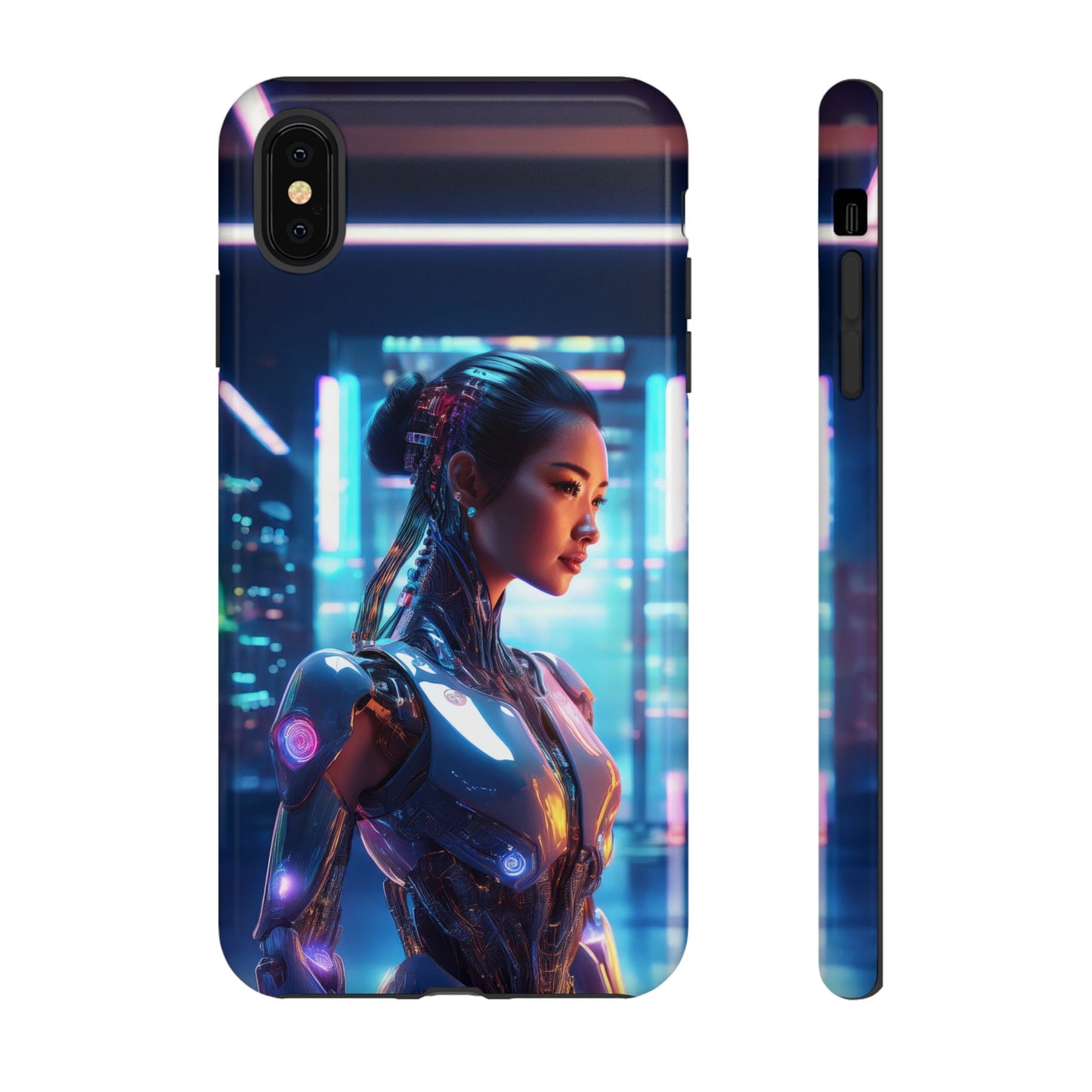 Futuristic Human Android Hybrid Cell Phone Case 013