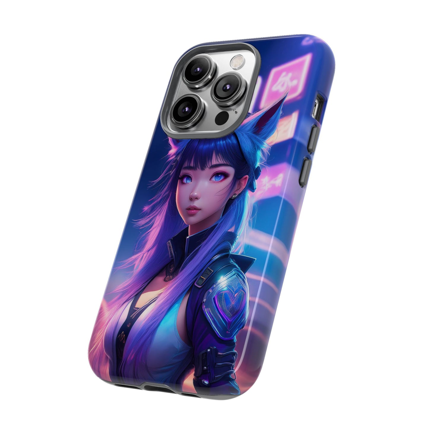 Futuristic Cyberpunk Female Cell Phone Case 010