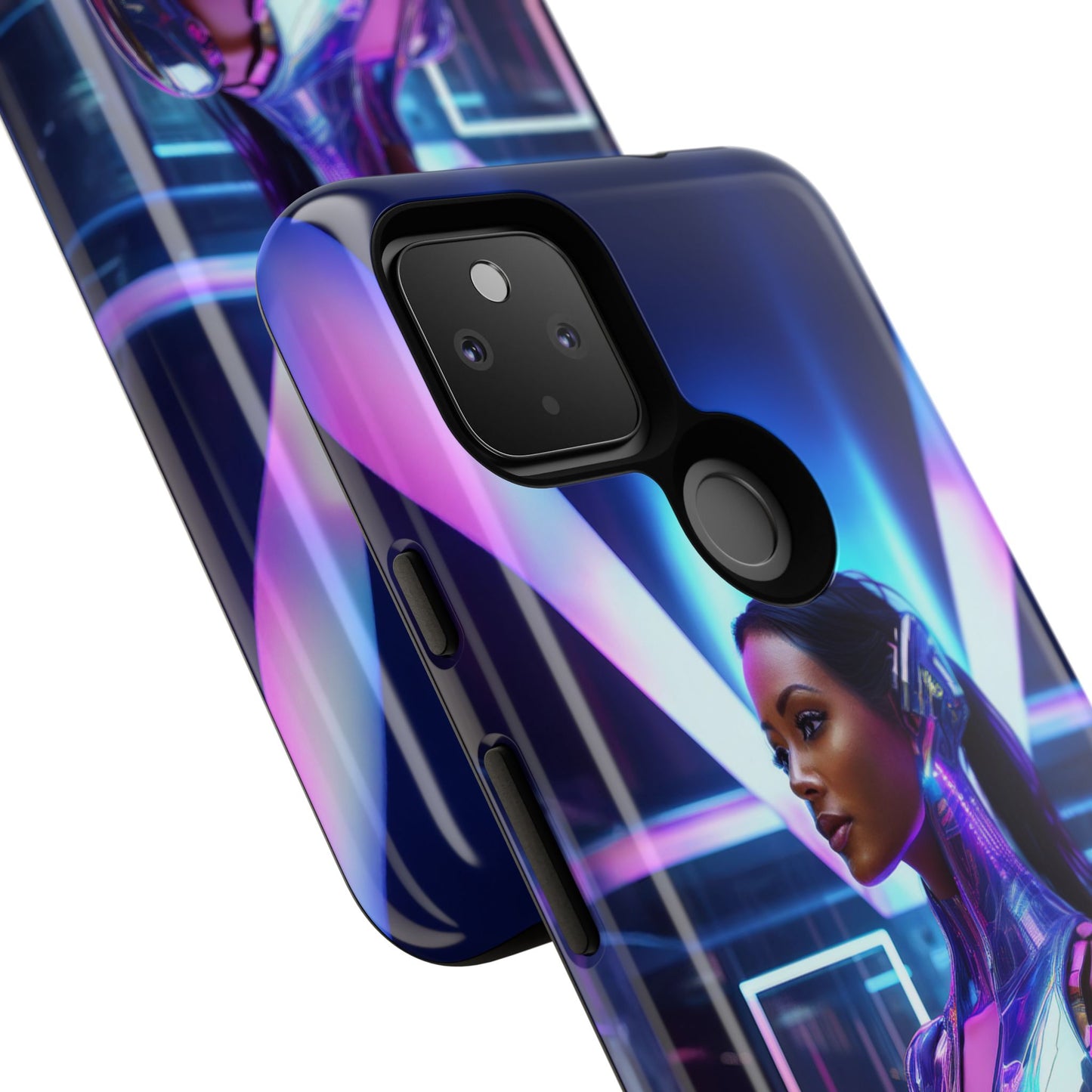 Futuristic Human Android Hybrid Cell Phone Case 017