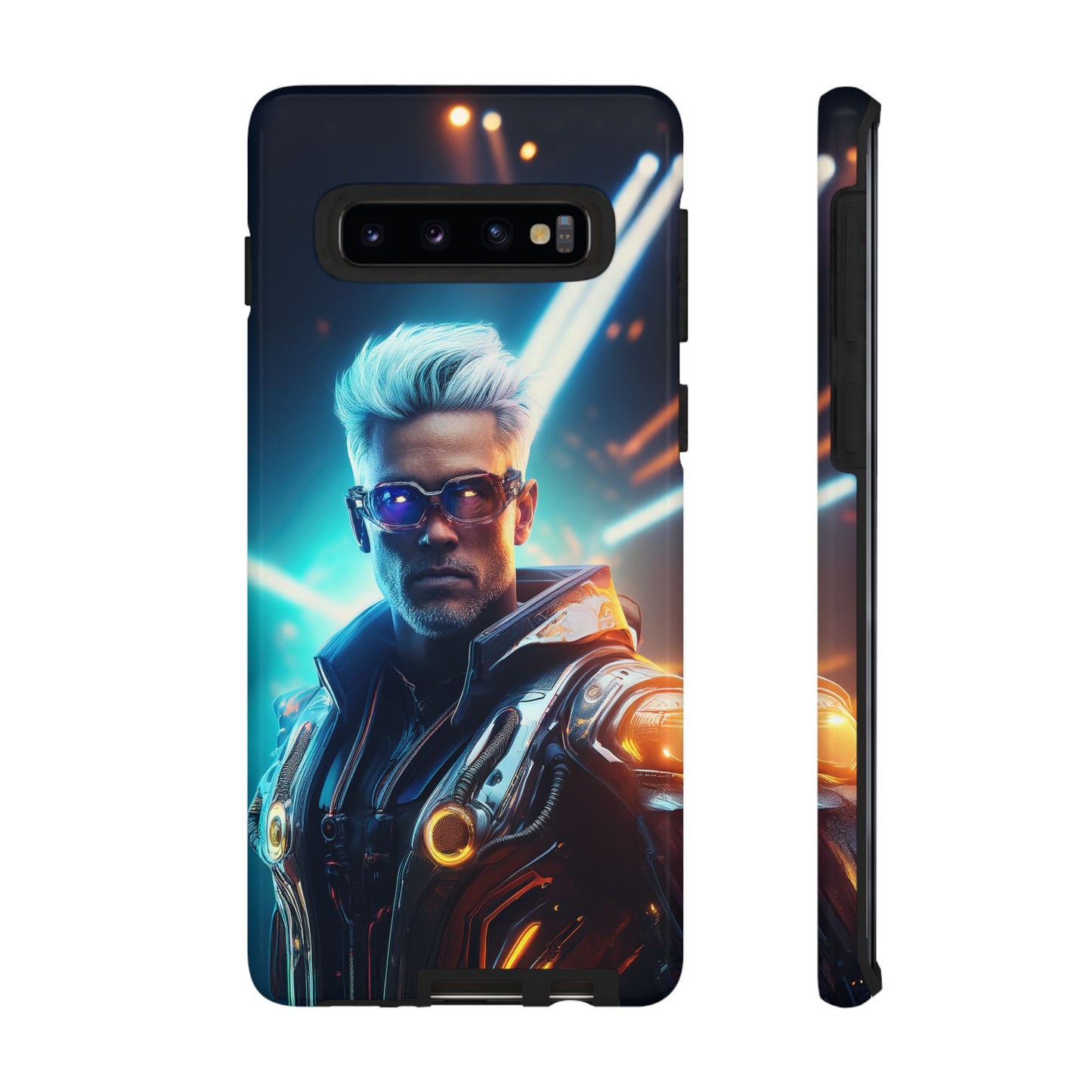 Futuristic Cyberpunk Male Cell Phone Case 013