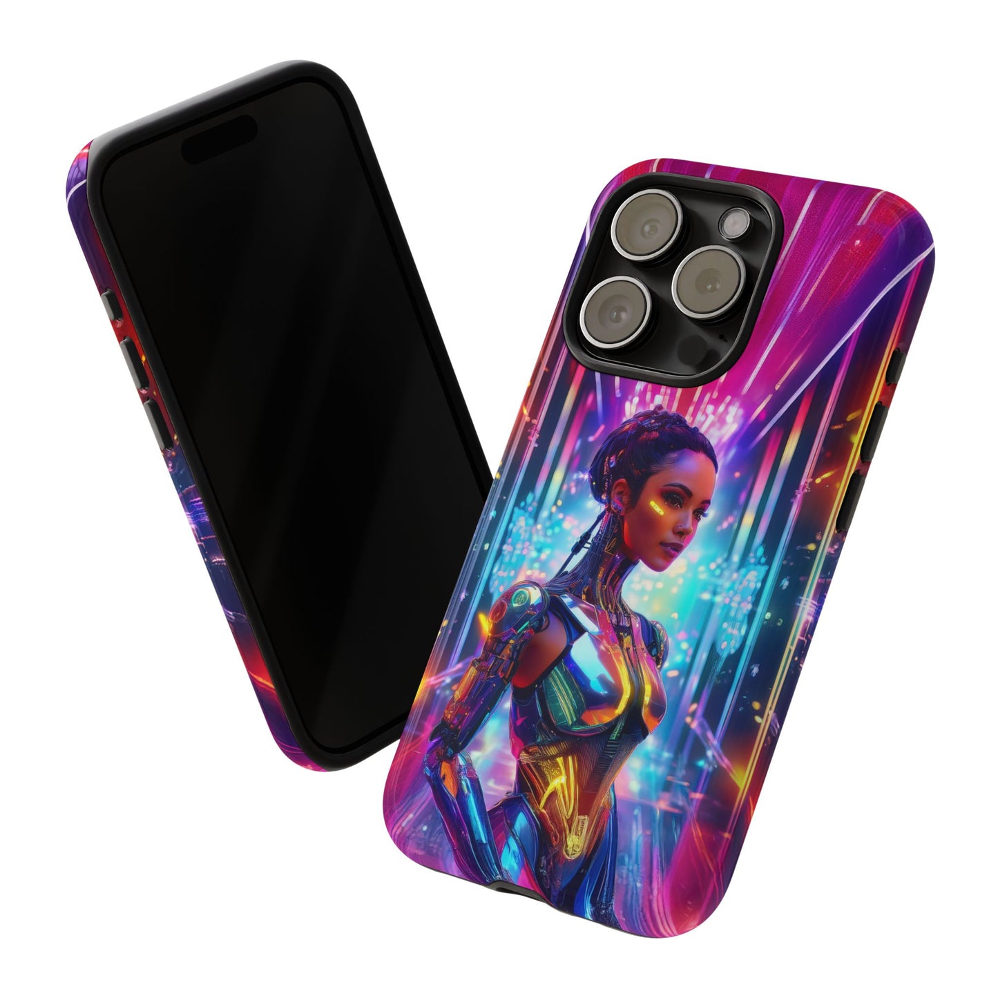 Futuristic Human Android Hybrid Cell Phone Case 006