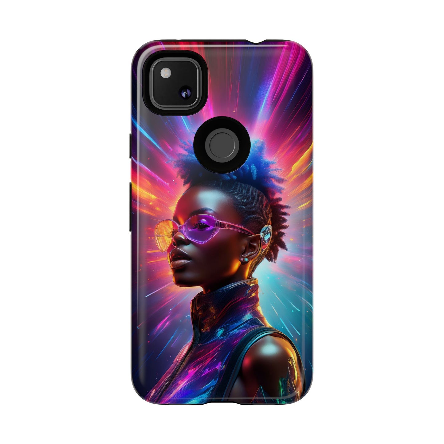 Futuristic Cyberpunk Female Cell Phone Case 026