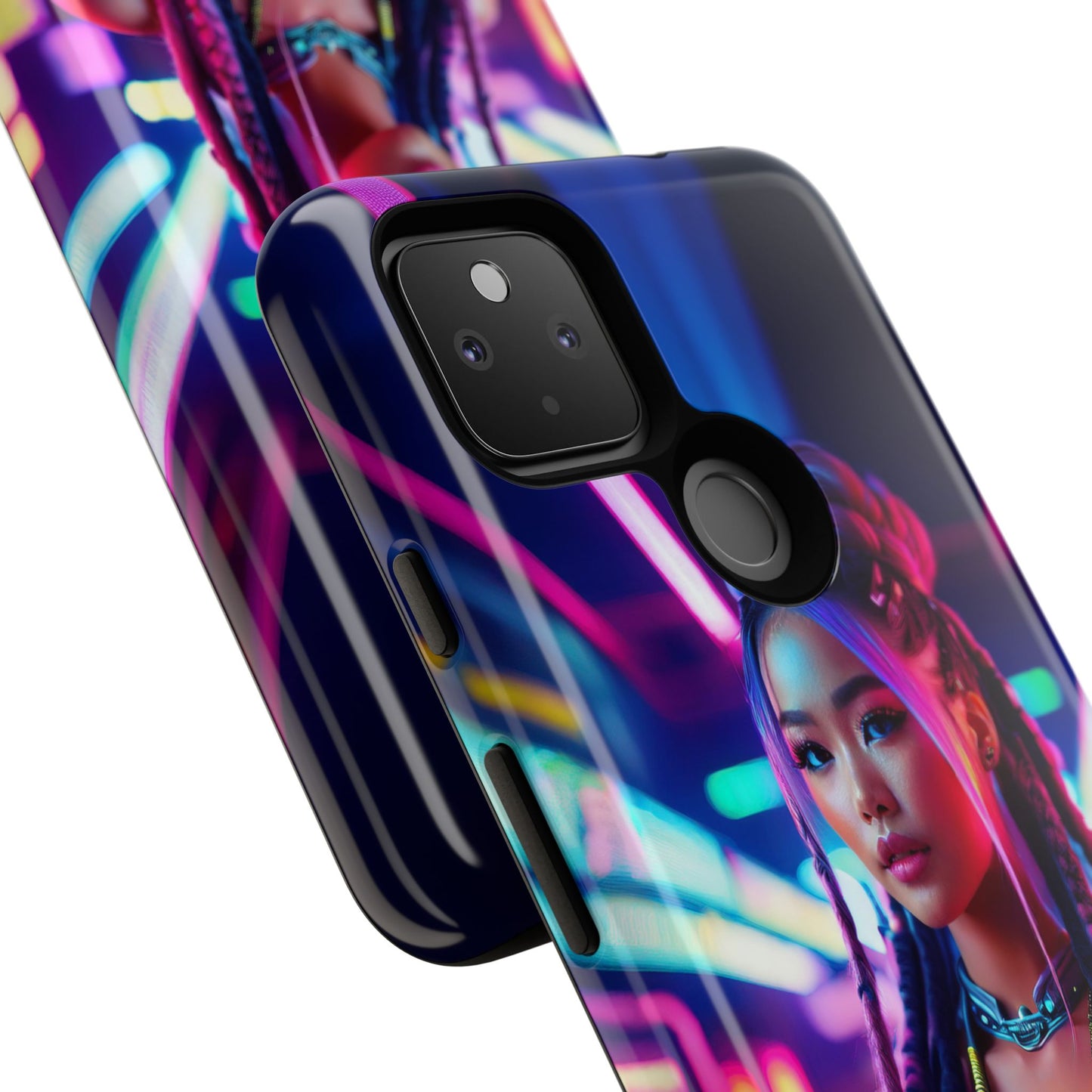 Futuristic Cyberpunk Female Cell Phone Case 008