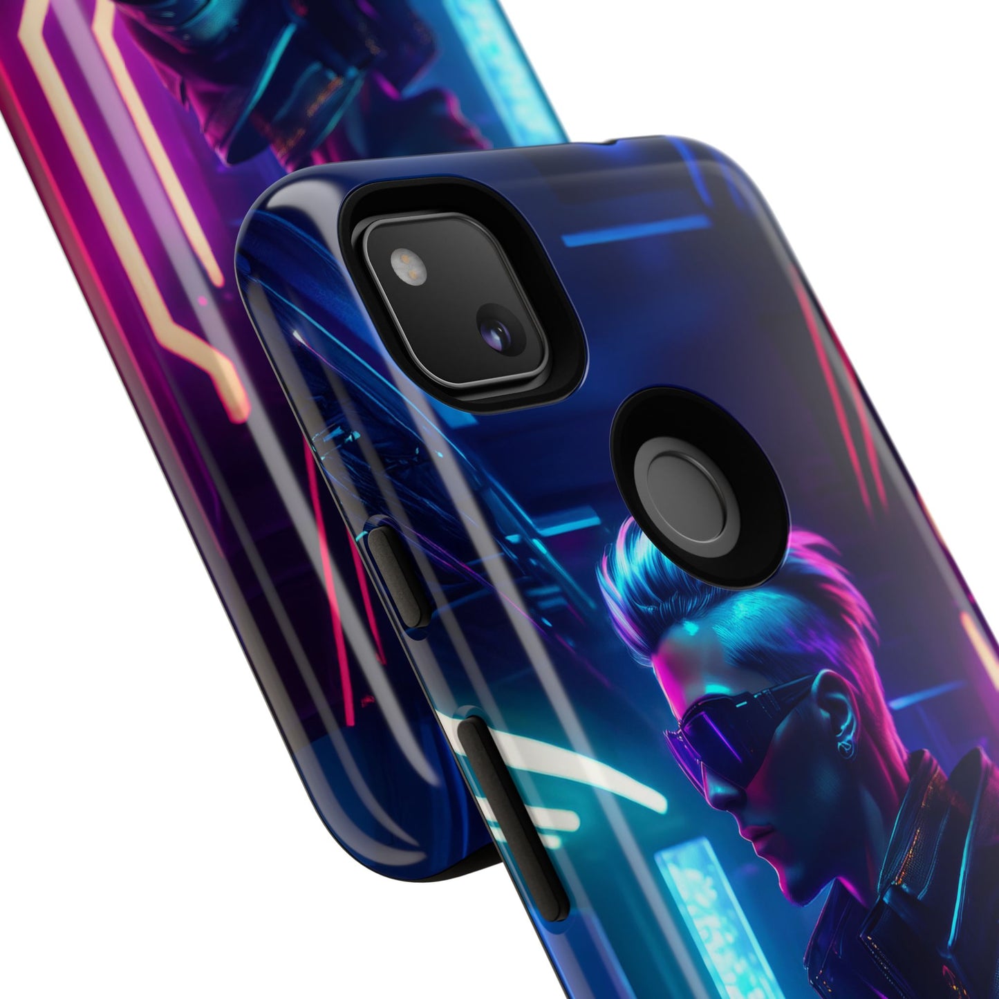 Futuristic Cyberpunk Male Cell Phone Case 002