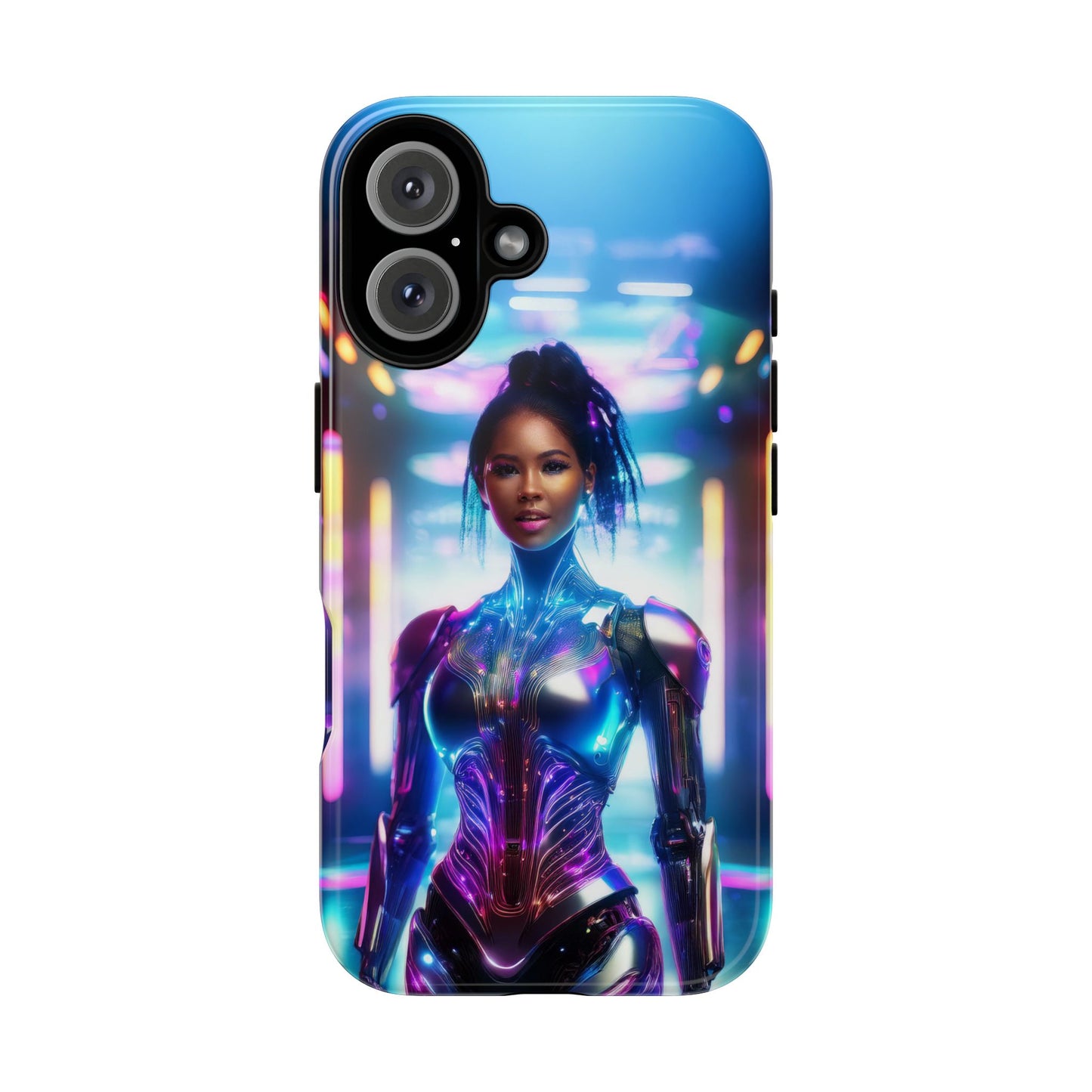 Futuristic Human Android Hybrid Cell Phone Case 009