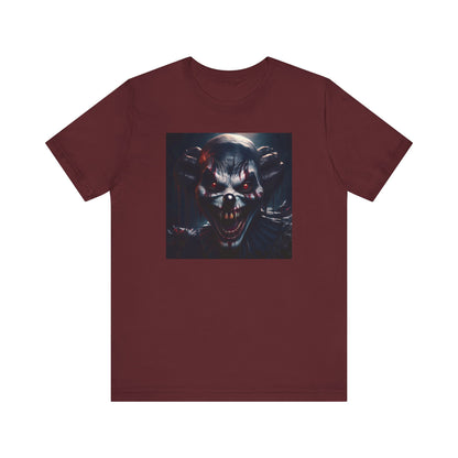 Terrifying Clown Face Halloween Shirt – Haunted Circus Horror Graphic Tee for Halloween Fright Fans