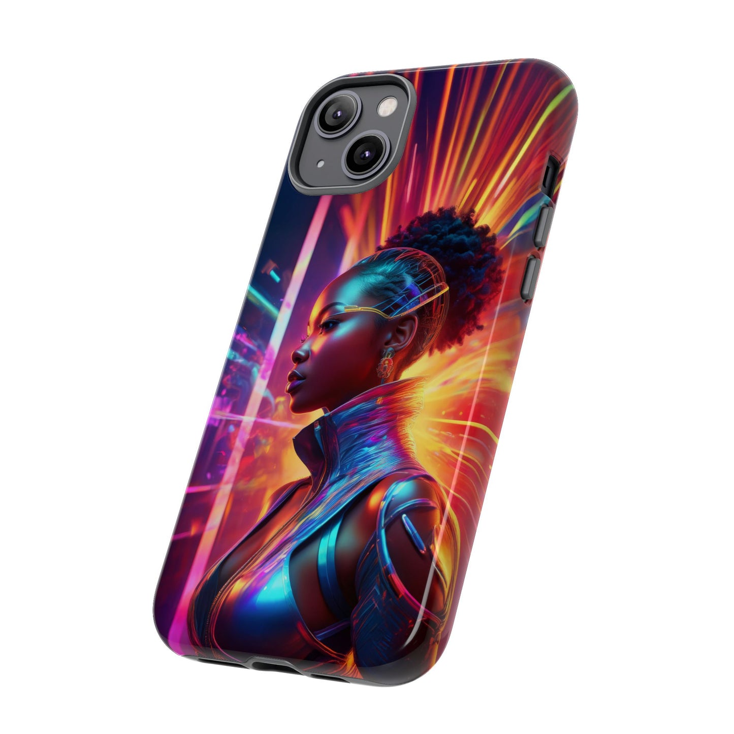 Futuristic Cyberpunk Female Cell Phone Case 001