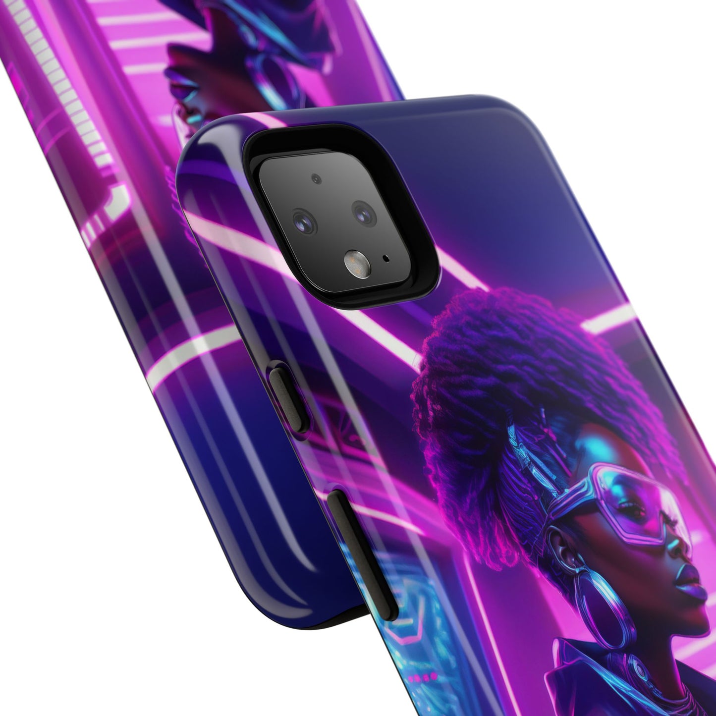 Futuristic Cyberpunk Female Cell Phone Case 004