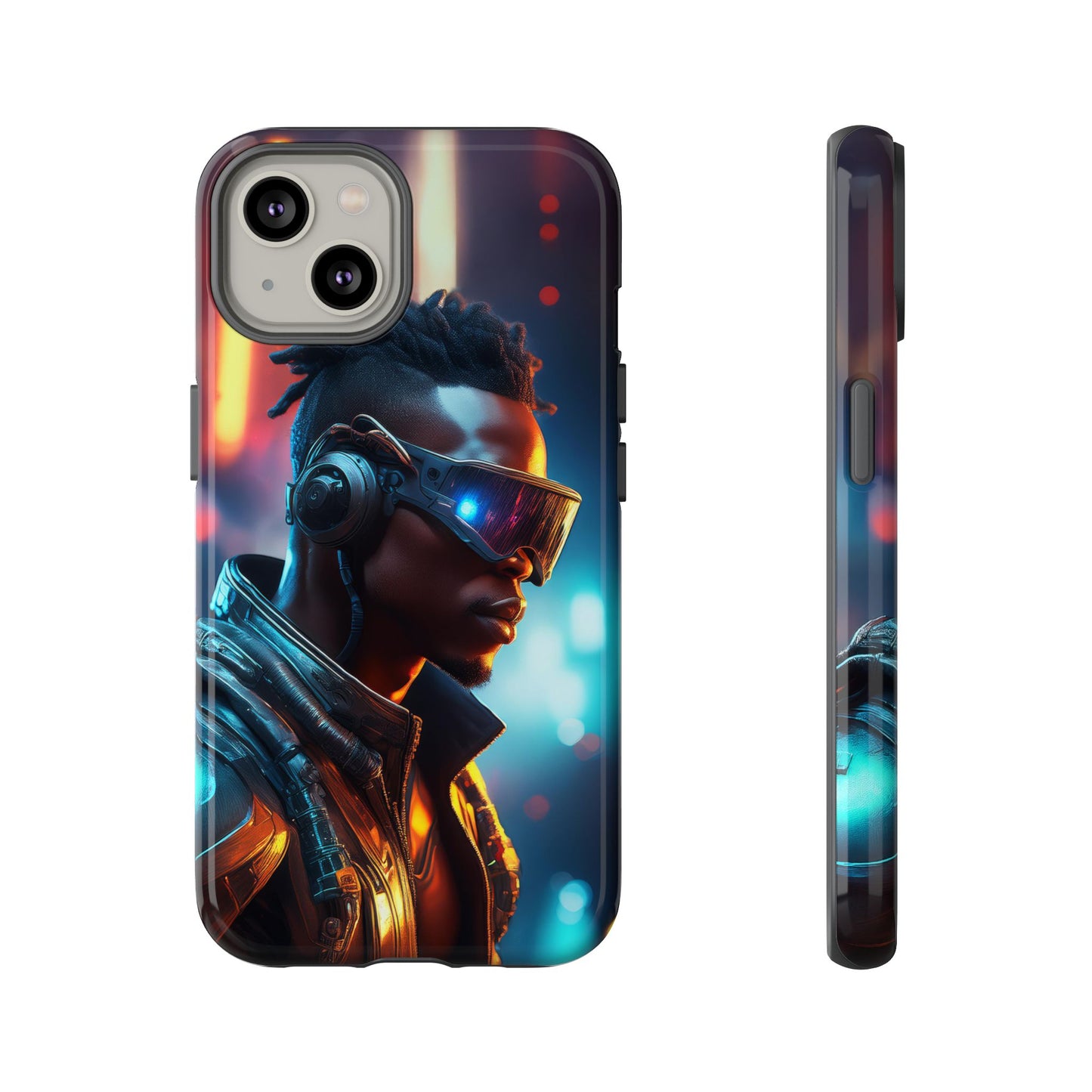 Futuristic Cyberpunk Male Cell Phone Case 016