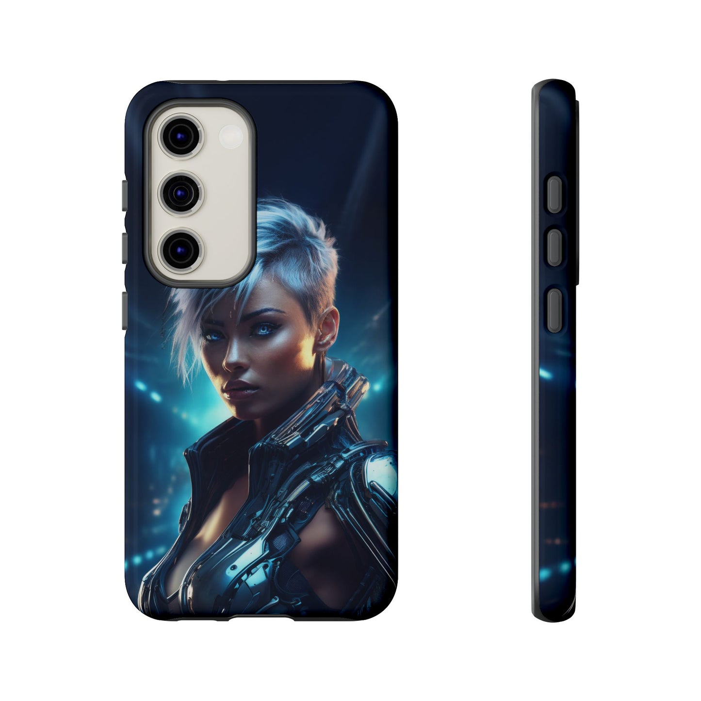 Futuristic Cyberpunk Female Cell Phone Case 027