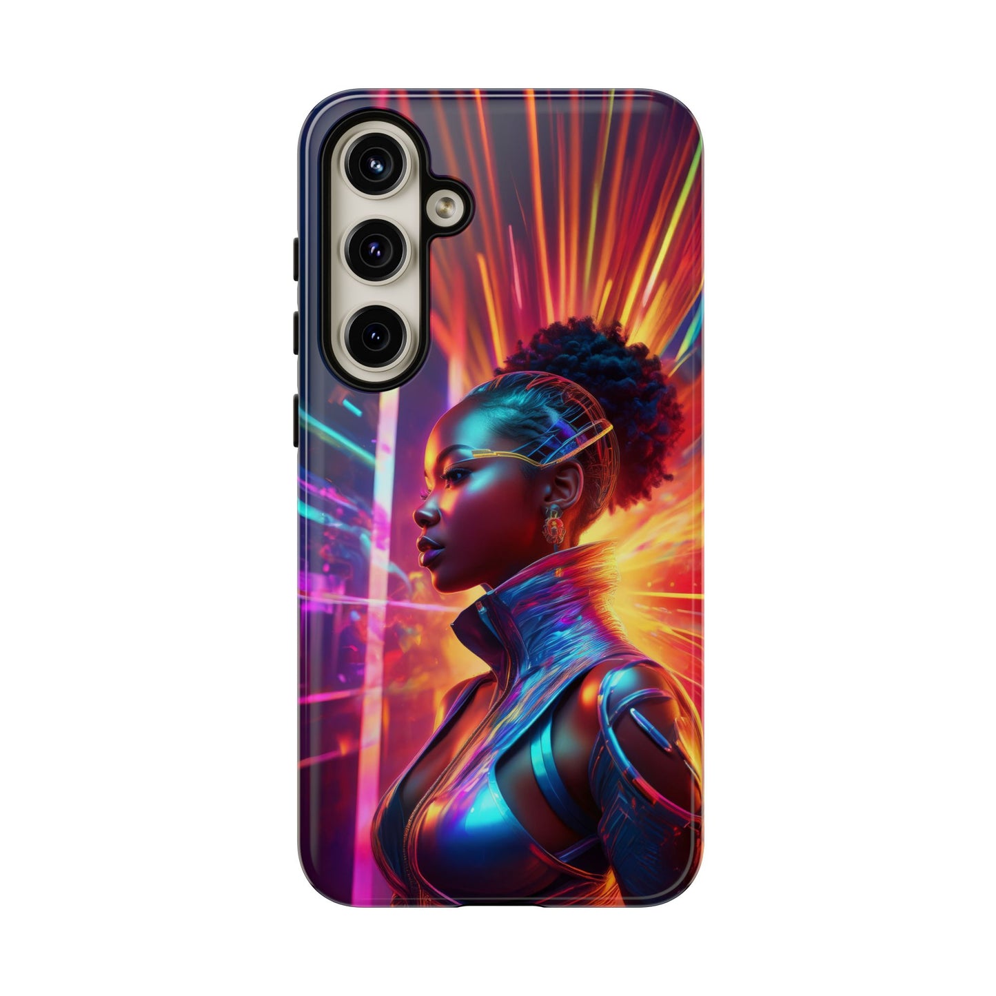 Futuristic Cyberpunk Female Cell Phone Case 001