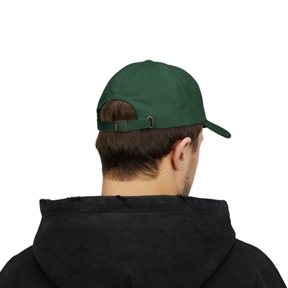 Groovy Classic Dad Hat – Retro Embroidered Hat with 70s Style Font for Funky Vibes, Chill Days, and Vintage Cool. Orange Letters
