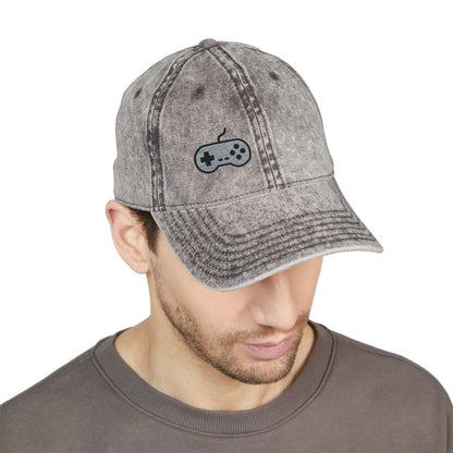 Retro Game Controller Vintage Hat – Embroidered Gamer Hat for Vintage Video Game Lovers and 90s Nostalgia
