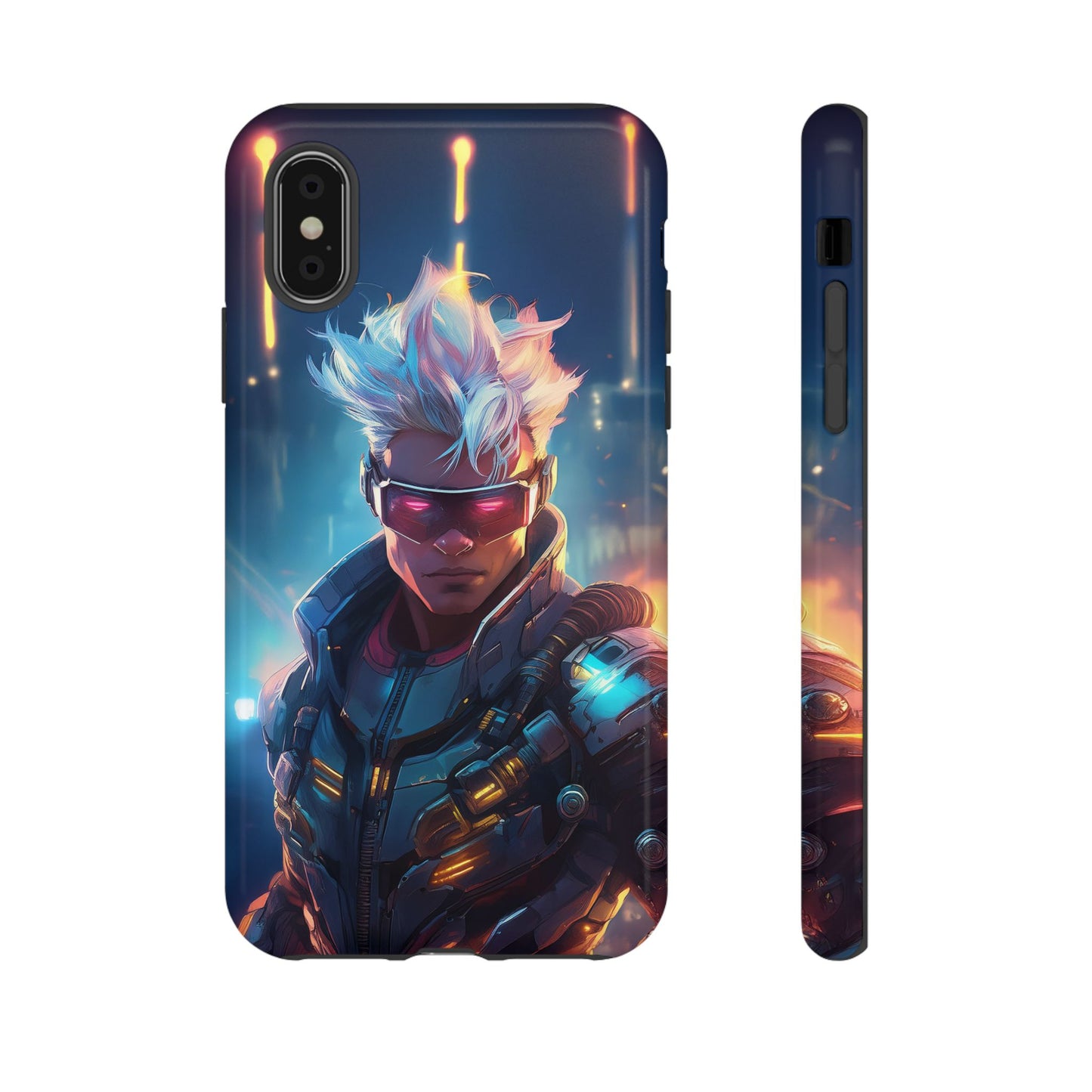 Futuristic Cyberpunk Male Cell Phone Case 018