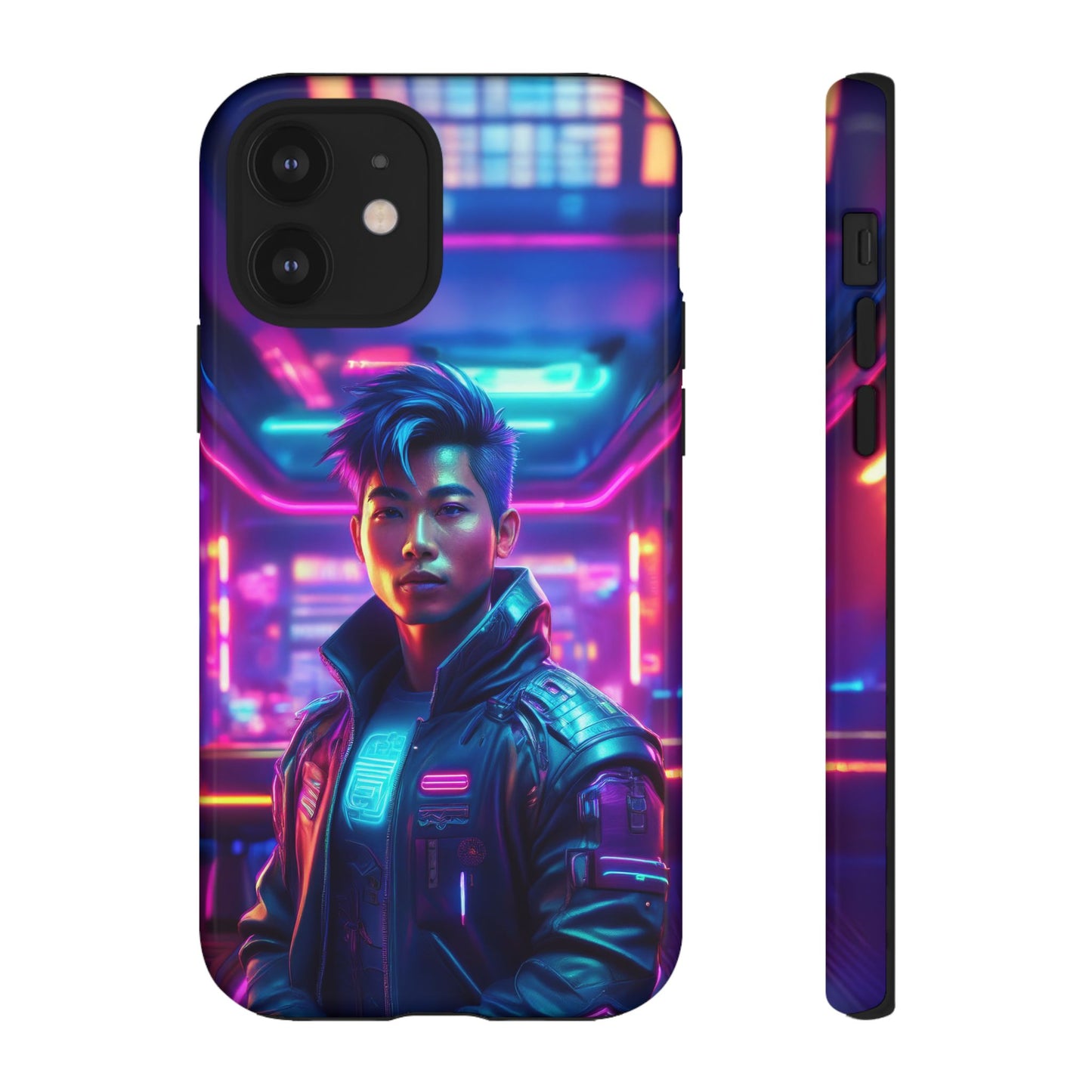 Futuristic Cyberpunk Male Cell Phone Case 012