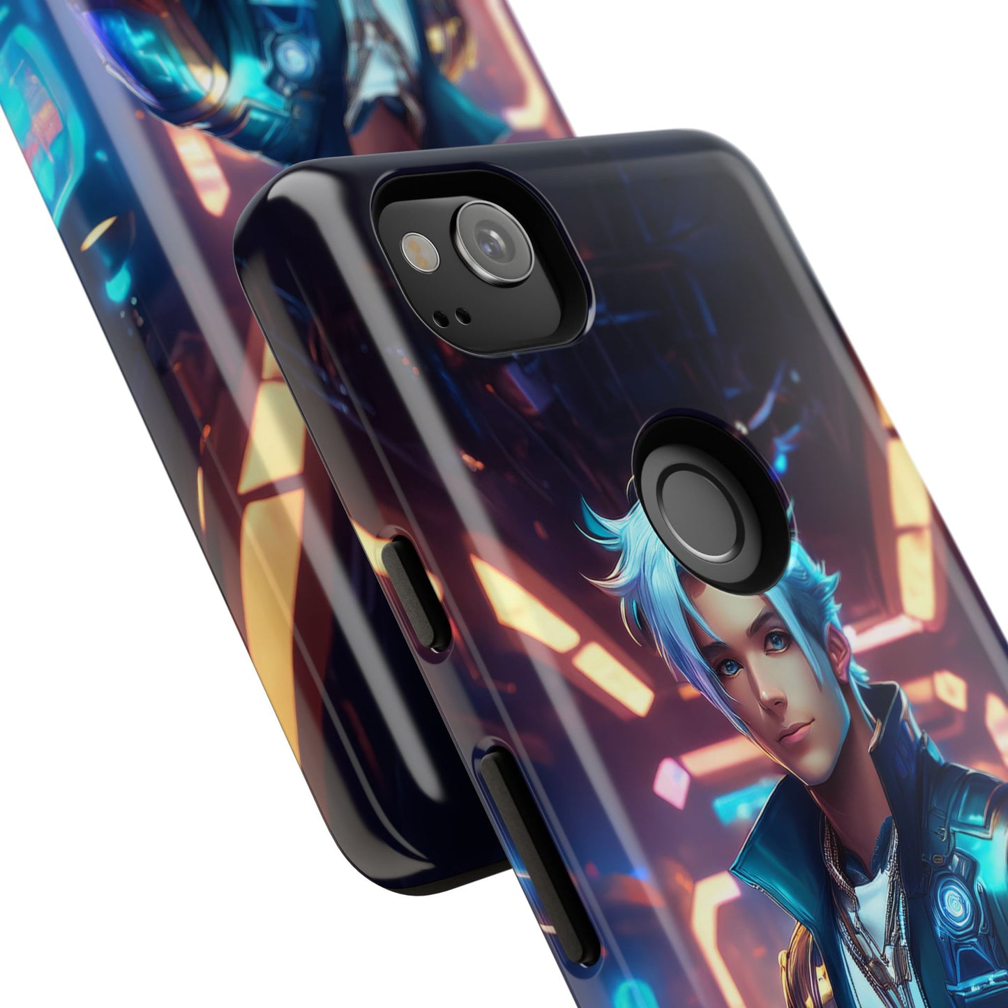 Futuristic Cyberpunk Male Cell Phone Case 009