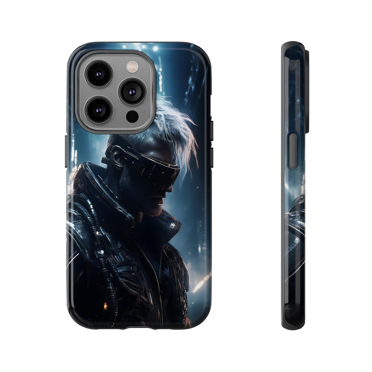 Futuristic Cyberpunk Male Cell Phone Case 025