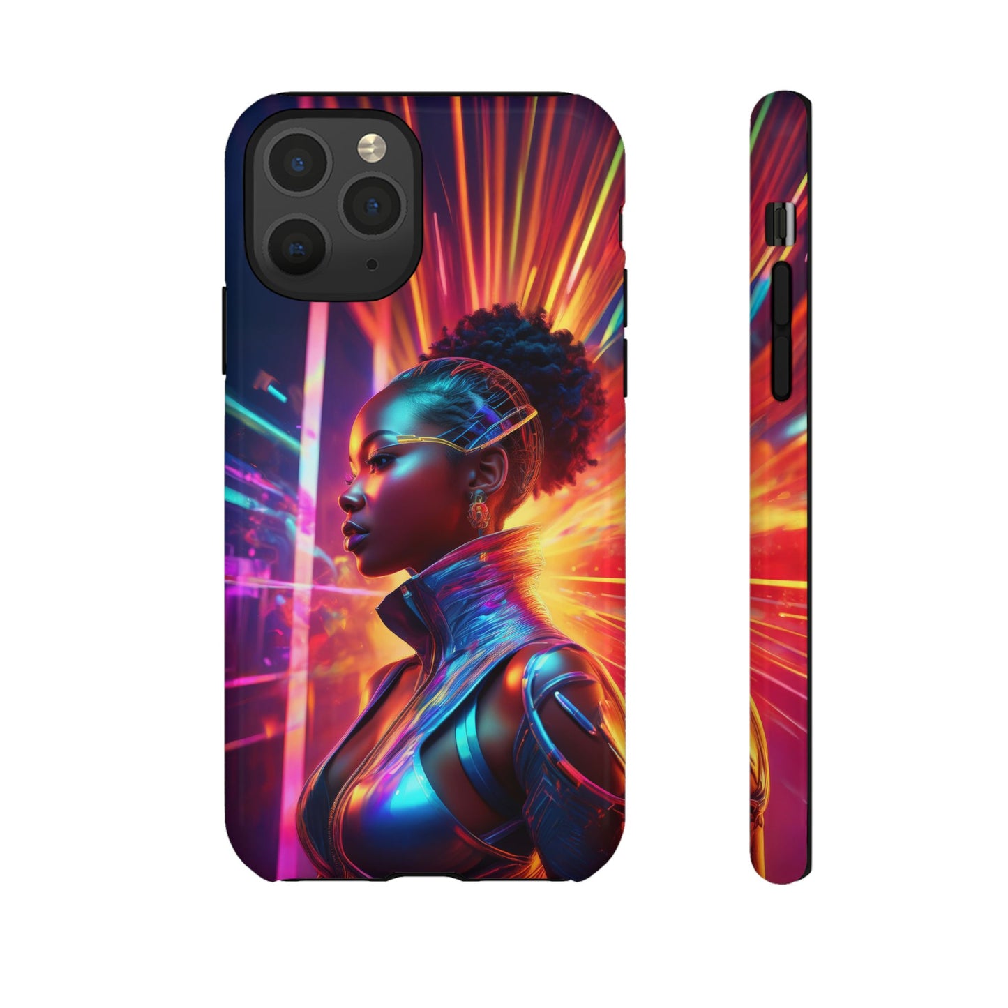 Futuristic Cyberpunk Female Cell Phone Case 001