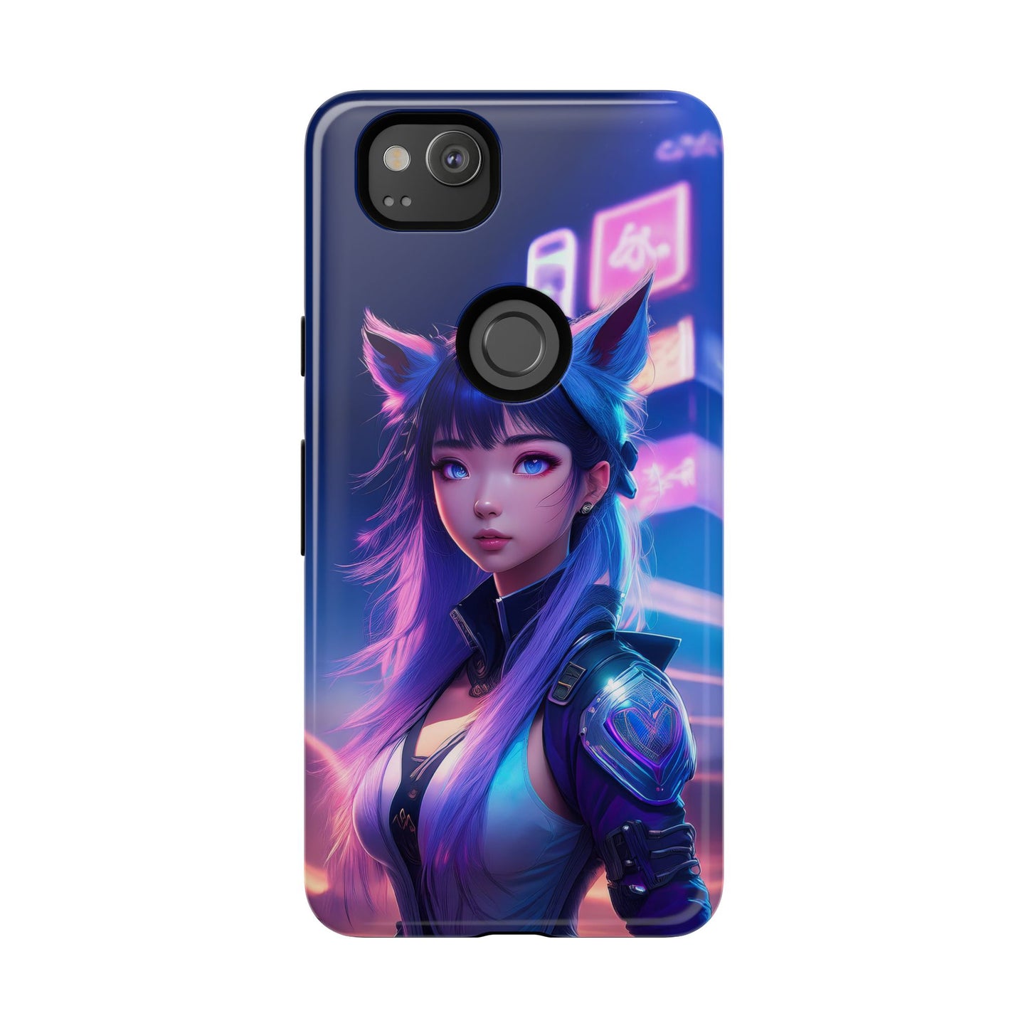 Futuristic Cyberpunk Female Cell Phone Case 010