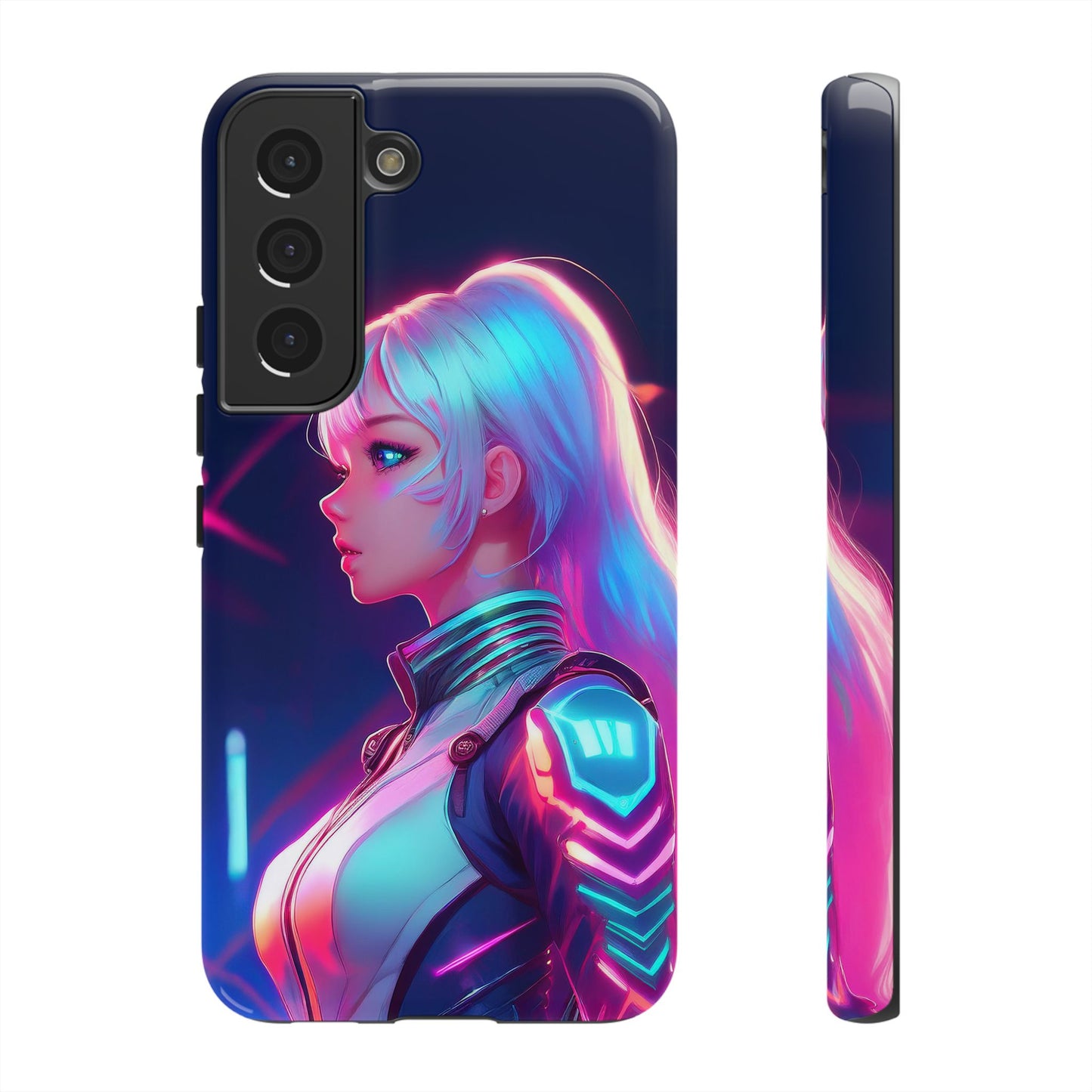 Futuristic Cyberpunk Female Cell Phone Case 009