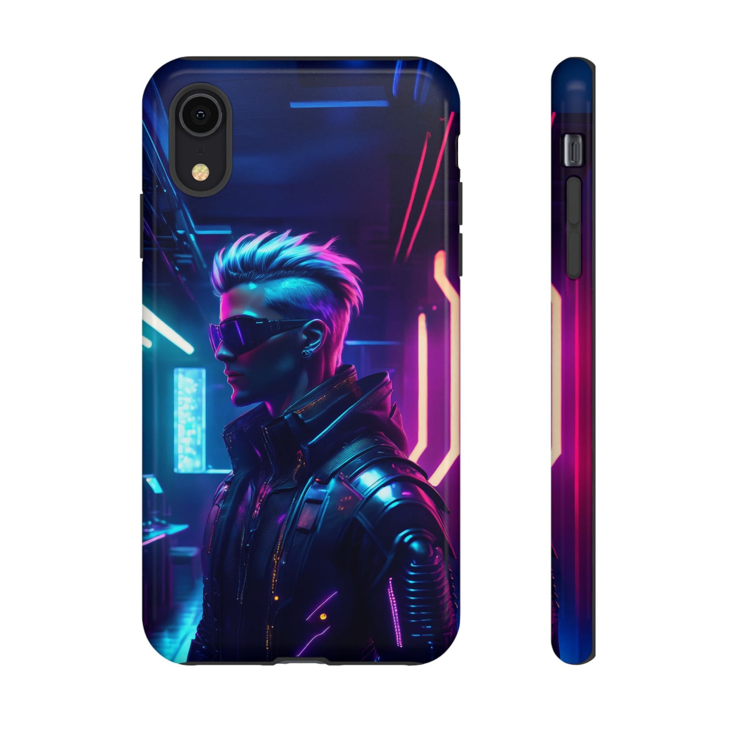 Futuristic Cyberpunk Male Cell Phone Case 002