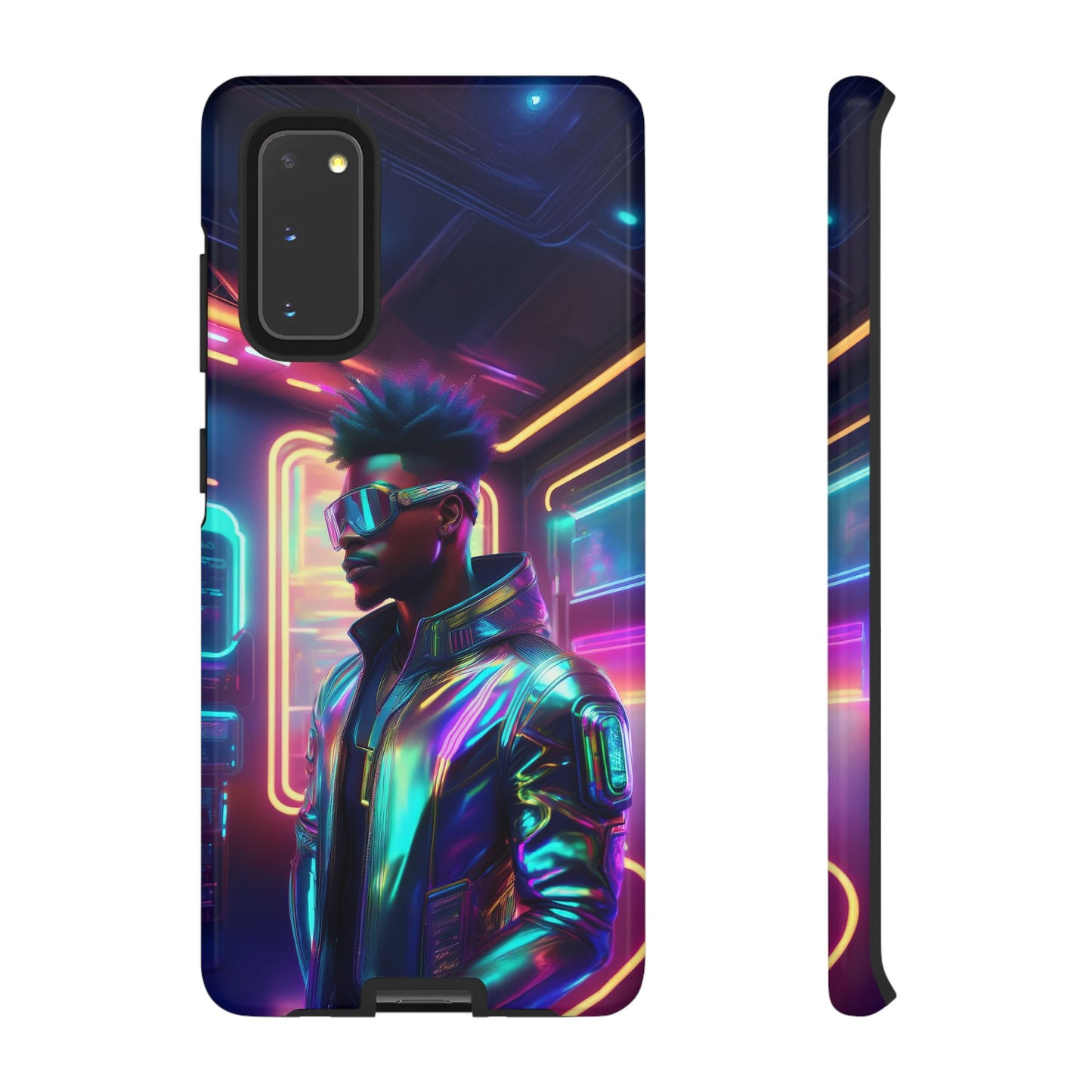 Futuristic Cyberpunk Male Cell Phone Case 004