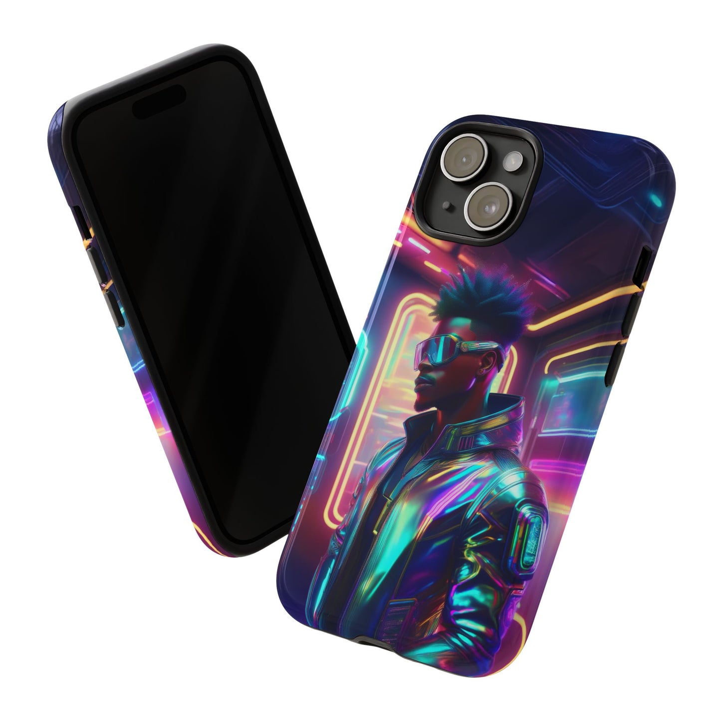 Futuristic Cyberpunk Male Cell Phone Case 004