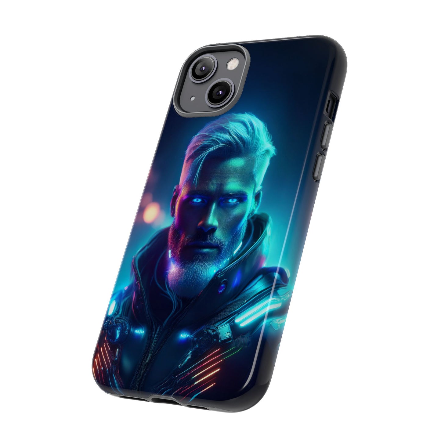 Futuristic Cyberpunk Male Cell Phone Case 023