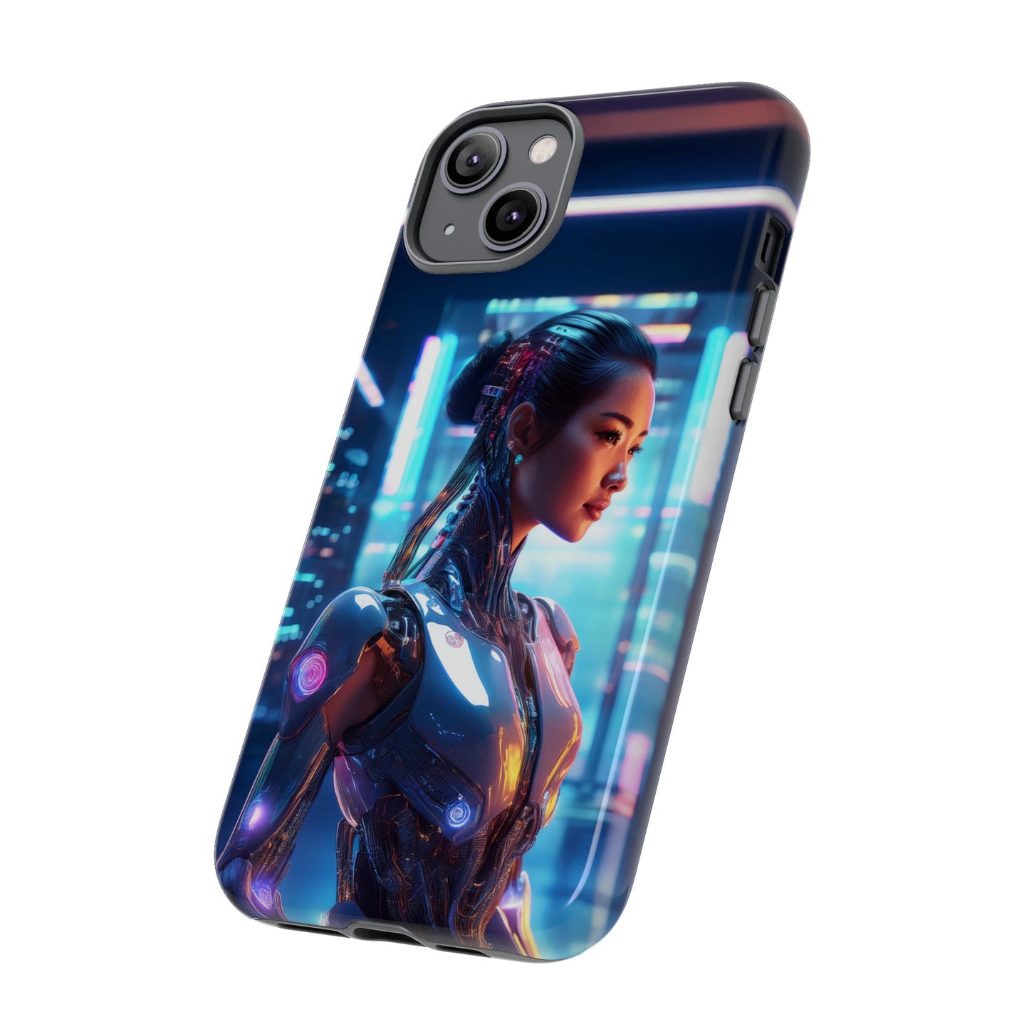 Futuristic Human Android Hybrid Cell Phone Case 013