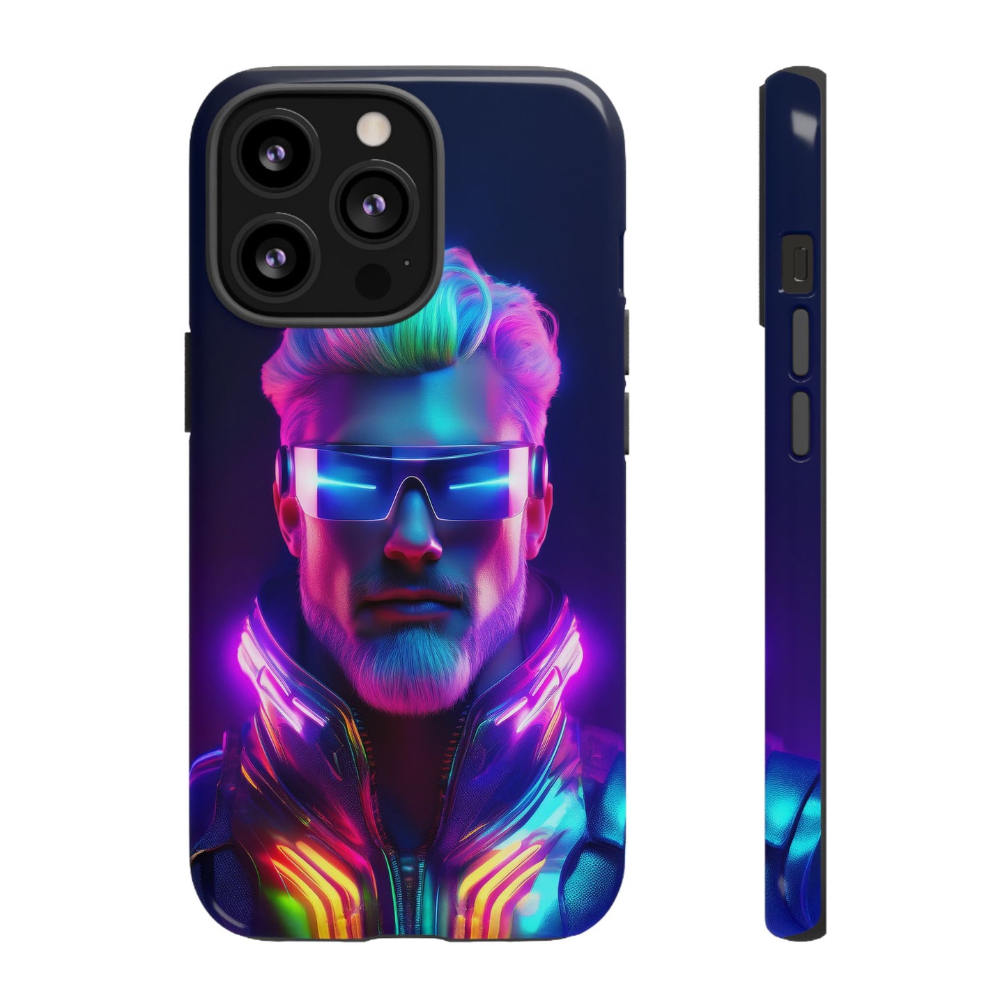 Futuristic Cyberpunk Male Cell Phone Case 026