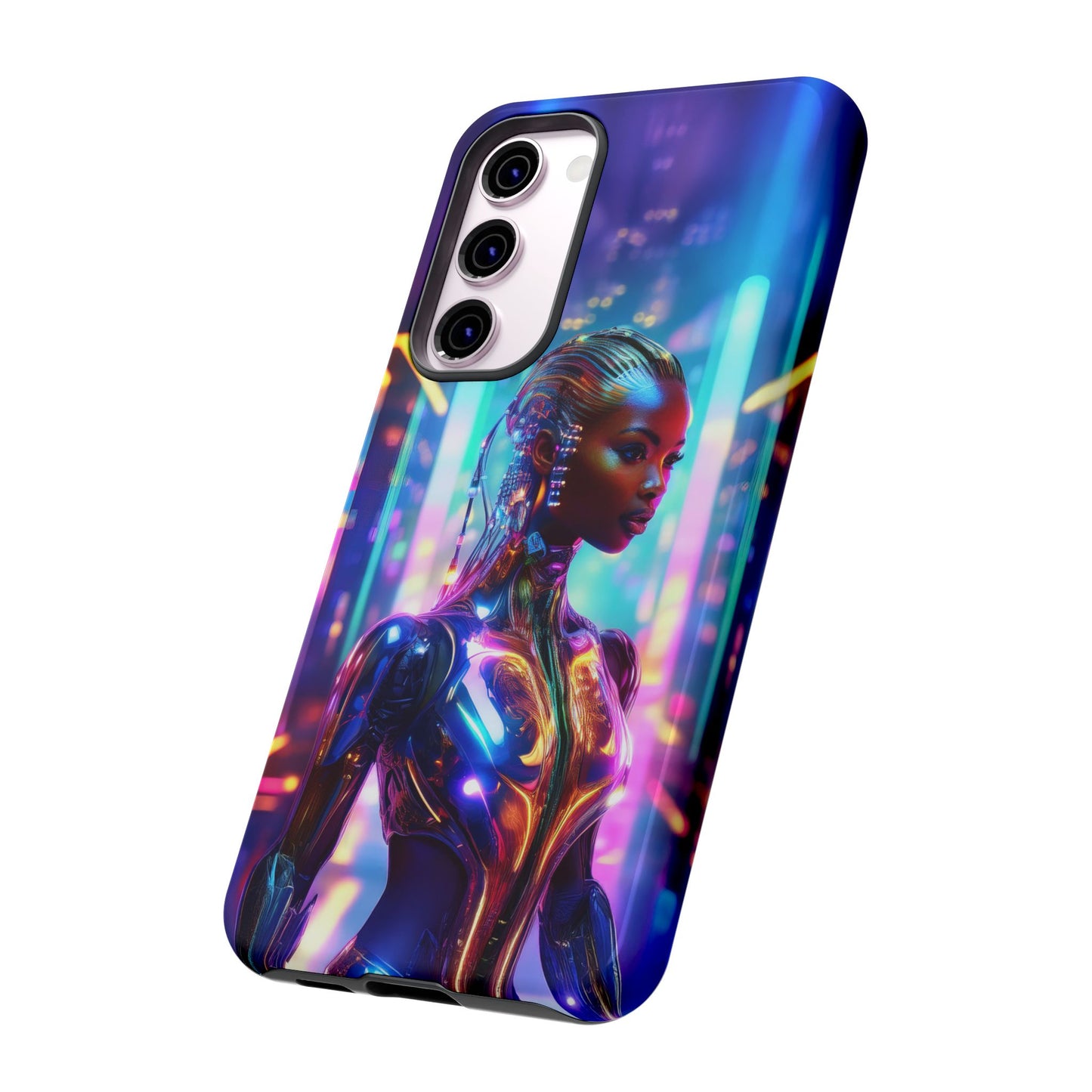 Futuristic Human Android Hybrid Cell Phone Case 018