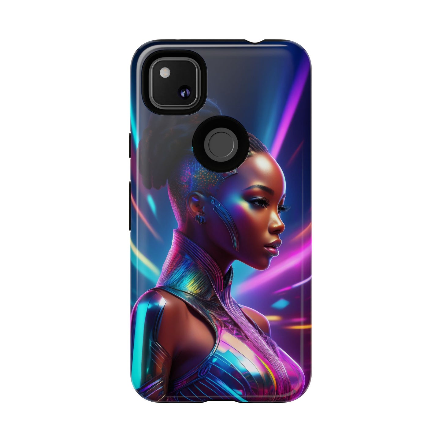 Futuristic Cyberpunk Female Cell Phone Case 014