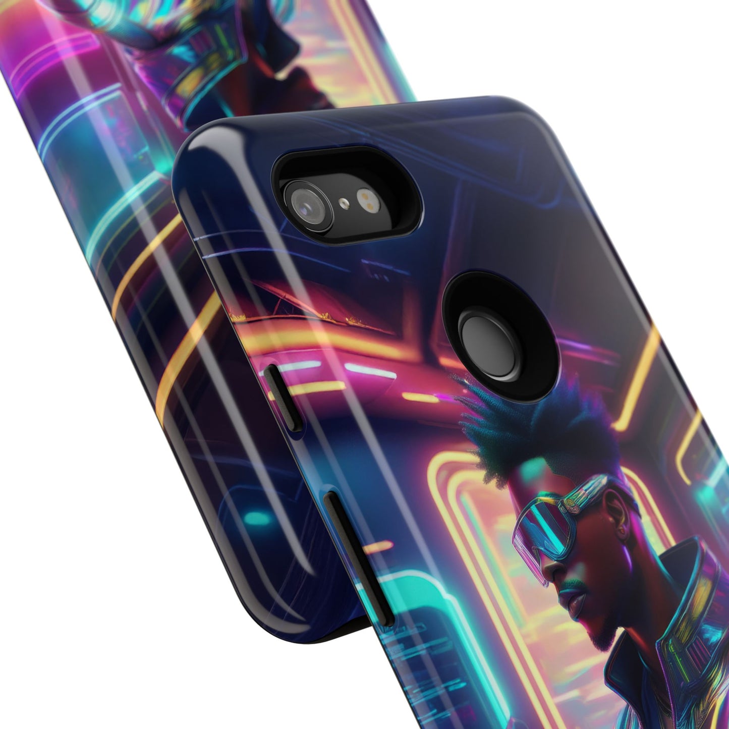 Futuristic Cyberpunk Male Cell Phone Case 004