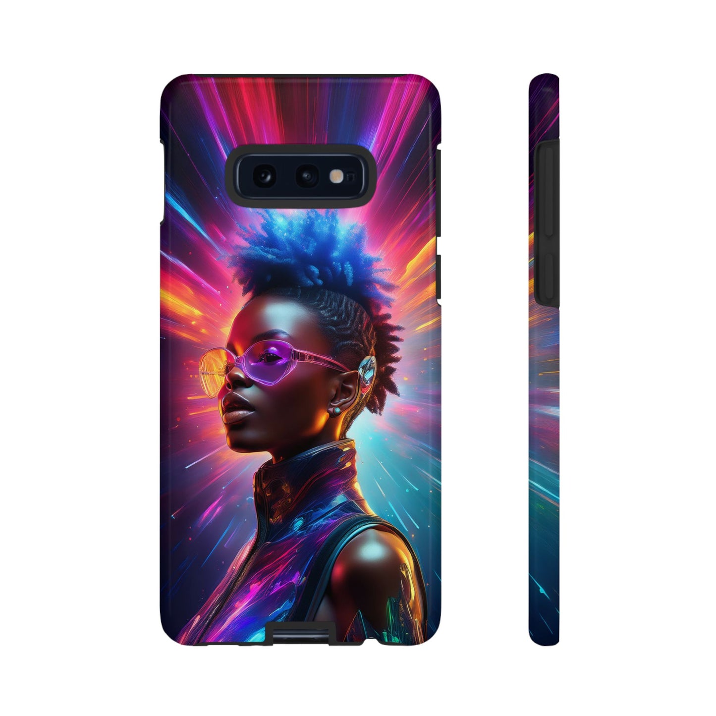 Futuristic Cyberpunk Female Cell Phone Case 026