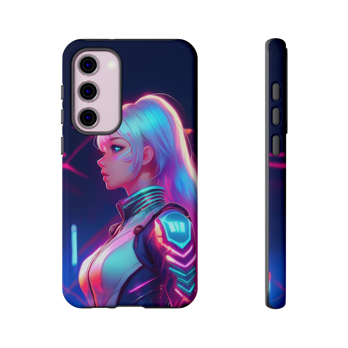 Futuristic Cyberpunk Female Cell Phone Case 009