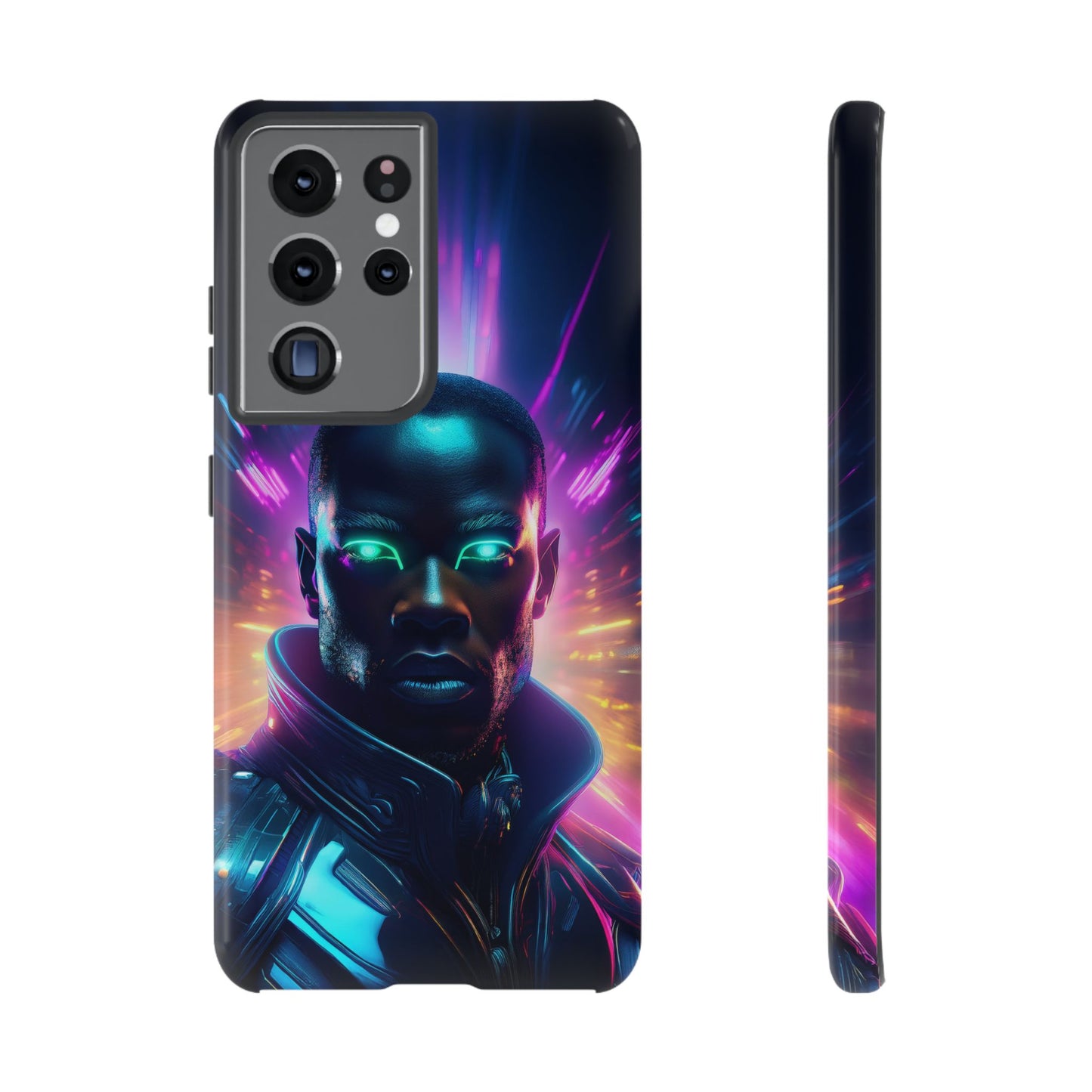 Futuristic Cyberpunk Male Cell Phone Case 022