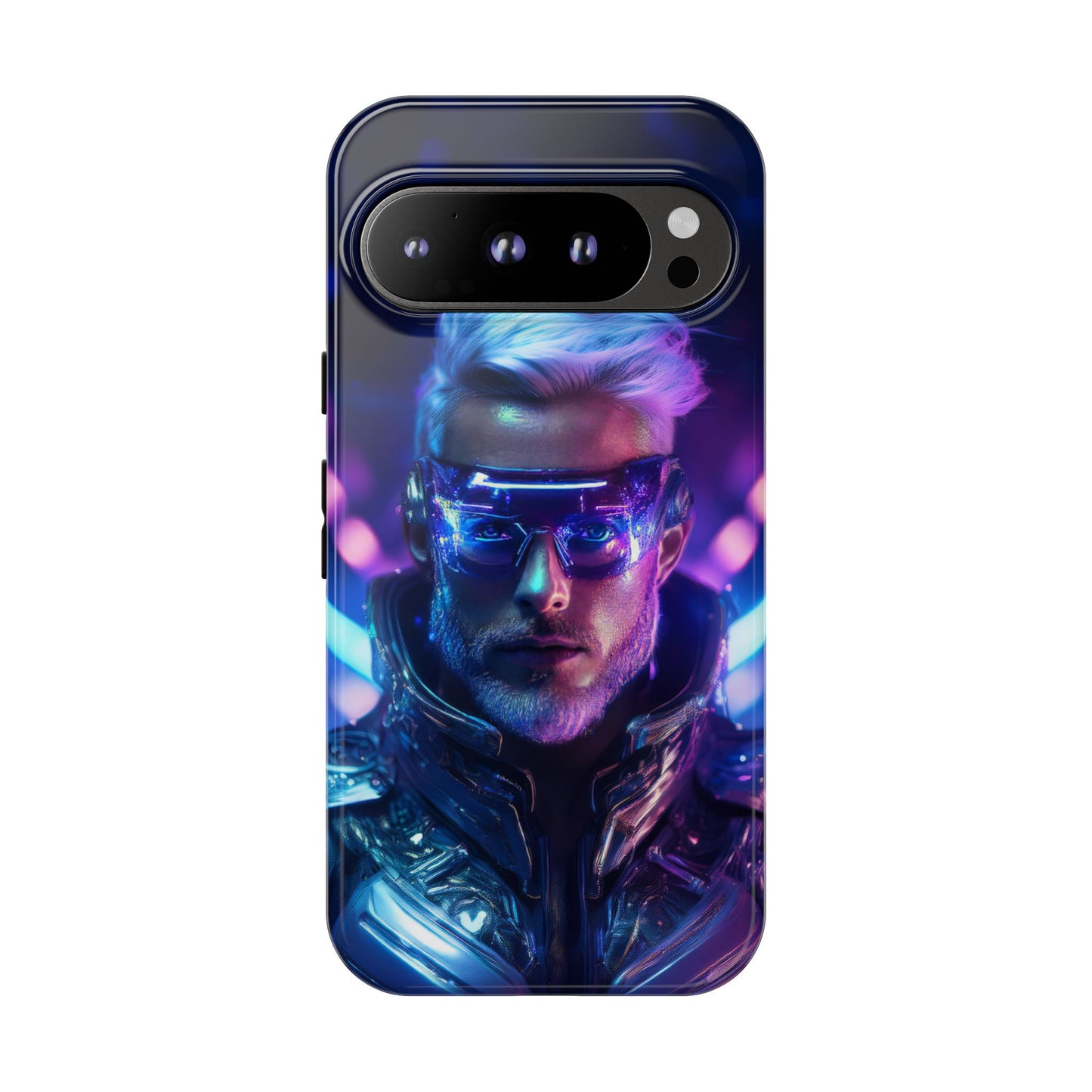 Futuristic Cyberpunk Male Cell Phone Case 020